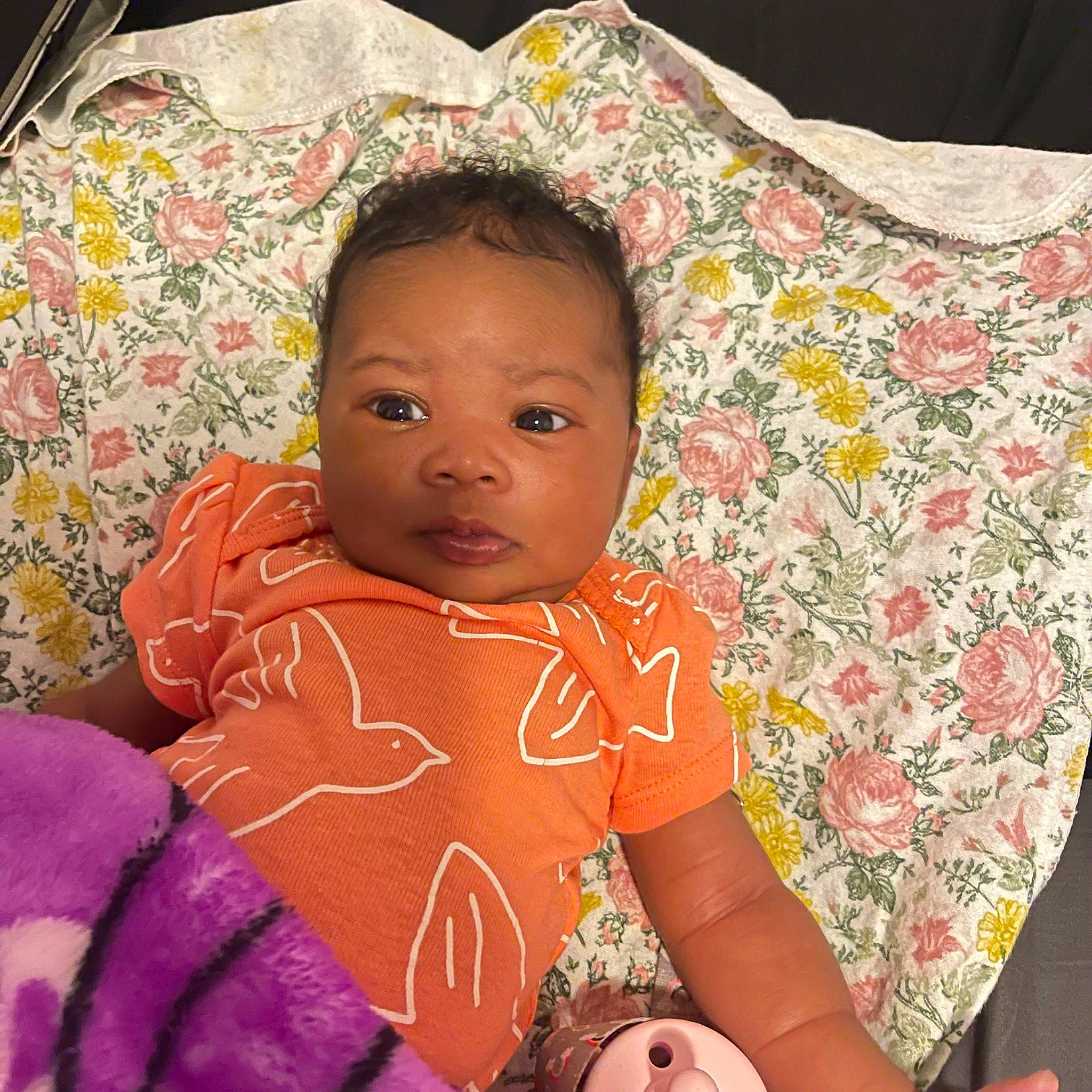 Jaylani joined the competition — help win amazing prizes! baby_toddler_clothing, cheek, eye, face, facial_expression, forehead, hair, hairstyle, happy, head, iris, lip, mouth, neck, nose, organ, person, skin, sleeve, textile