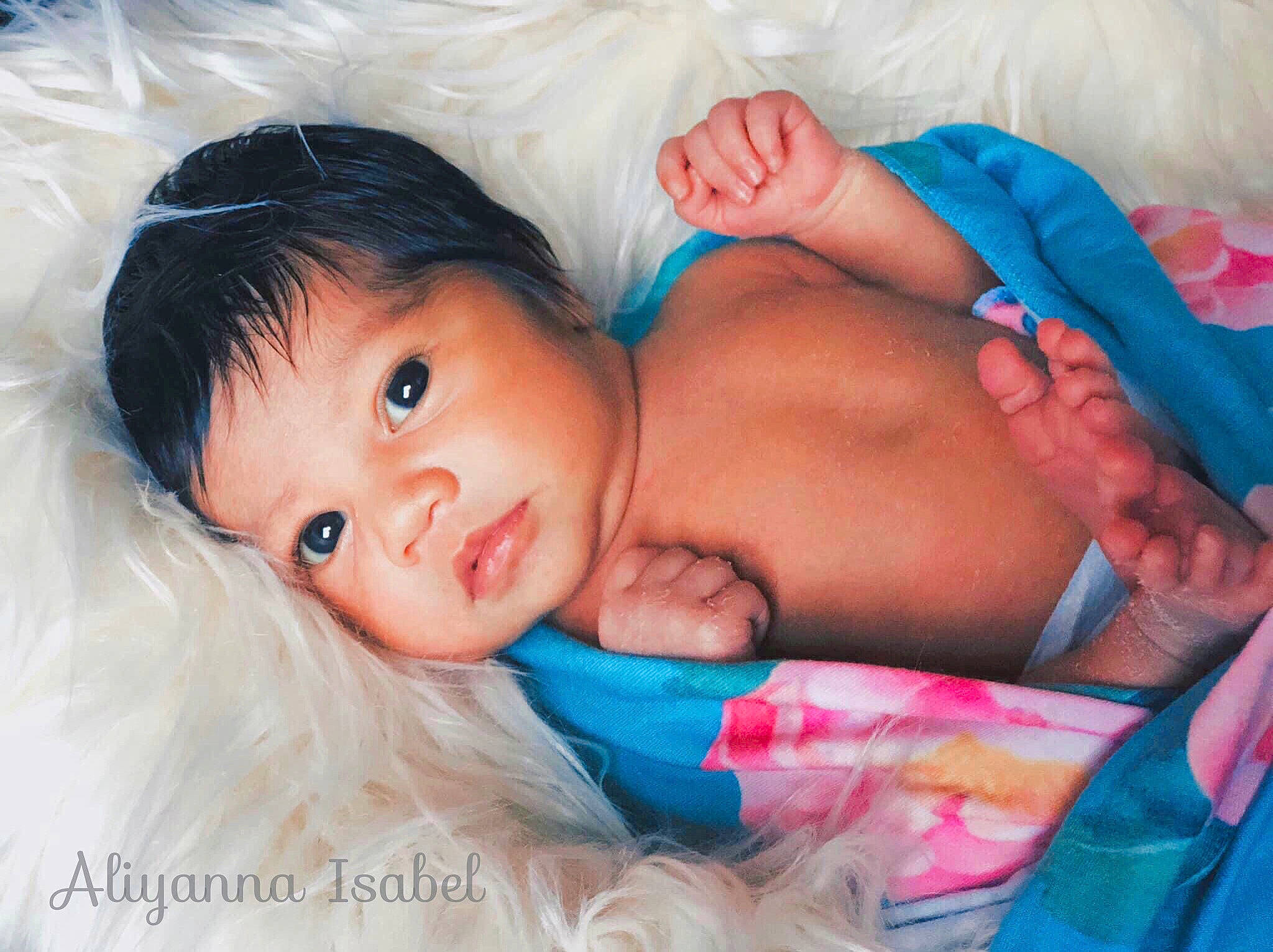 Aliyanna joined the competition — help win amazing prizes! baby, baby_products, baby_sleeping, baby_toddler_clothing, bedtime, birth, child, comfort, fur, human, linens, nap, person, portrait_photography, toddler