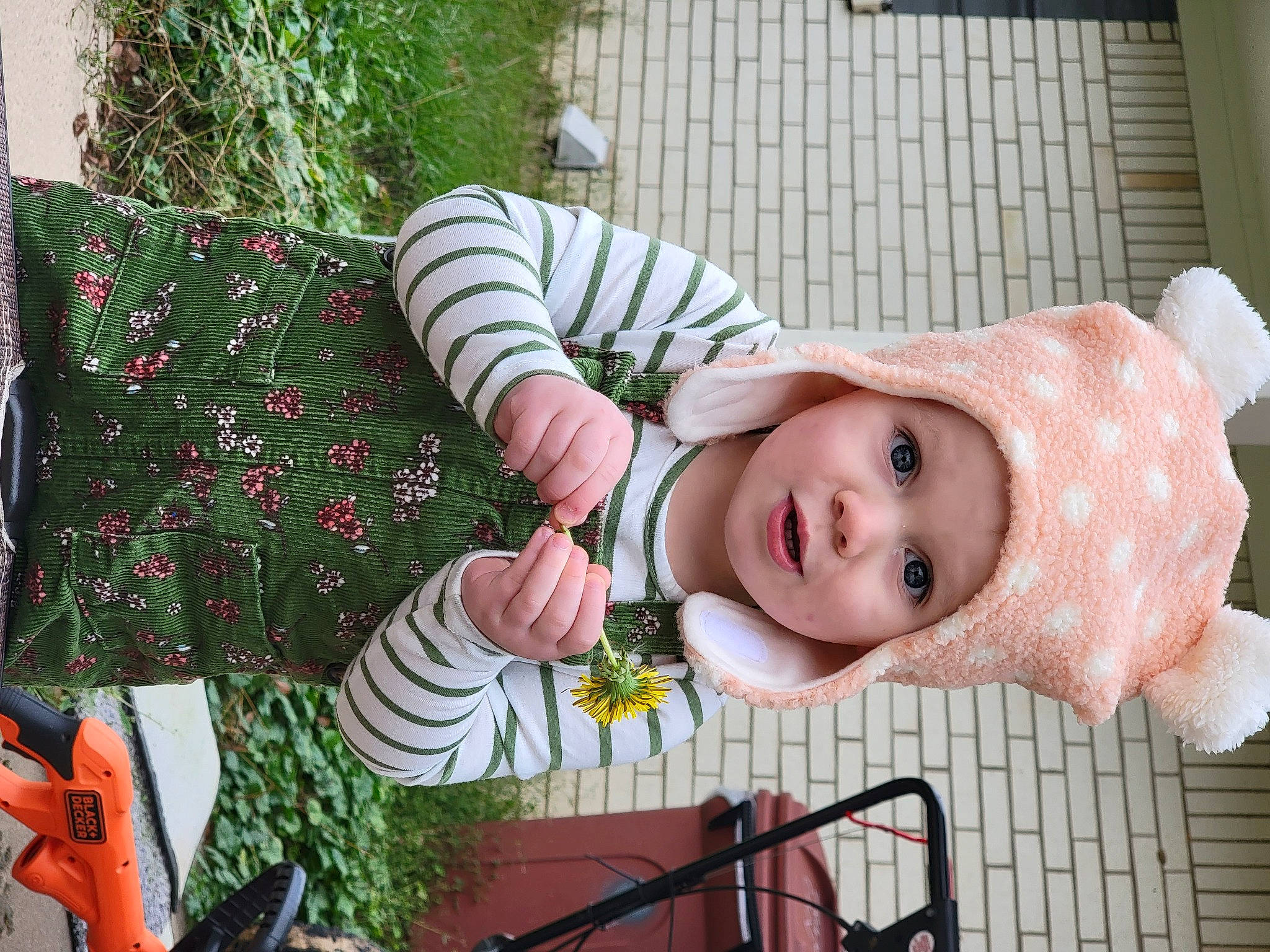 Kehlani joined the competition — help win amazing prizes! baby, baby_products, baby_safety, baby_toddler_clothing, child, costume, event, floral_design, grass, happy, hat, headwear, holiday, pattern, person, pink, plant, rose, smile, textile