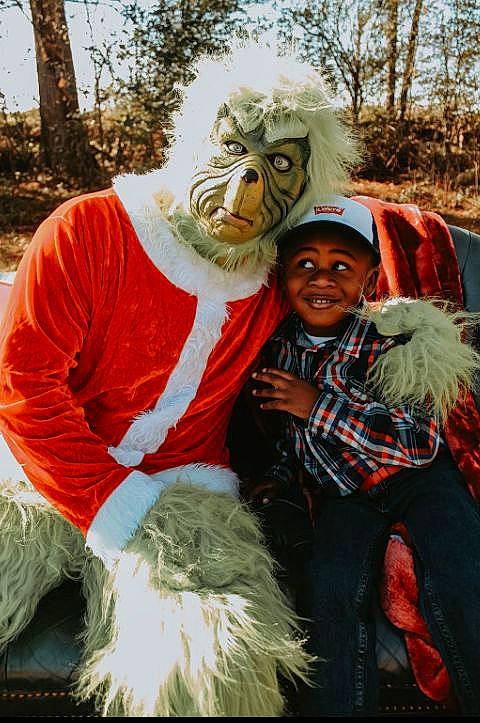 Jadyn joined the competition — help win amazing prizes! adaptation, beard, companion_dog, costume, event, fictional_character, fun, fur, fur_clothing, glove, happy, hat, headwear, jacket, joy, mask, necklace, outerwear, person, scarf