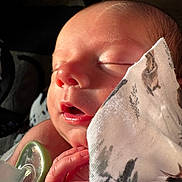 Weston joined the competition — help win amazing prizes! baby, newborn, sleeping, pacifier, blanket, hand, face, closeup, infant, cute, peaceful, skin, soft, child, portrait, rest, warm_light, tiny_fingers, indoors, peaceful_sleep