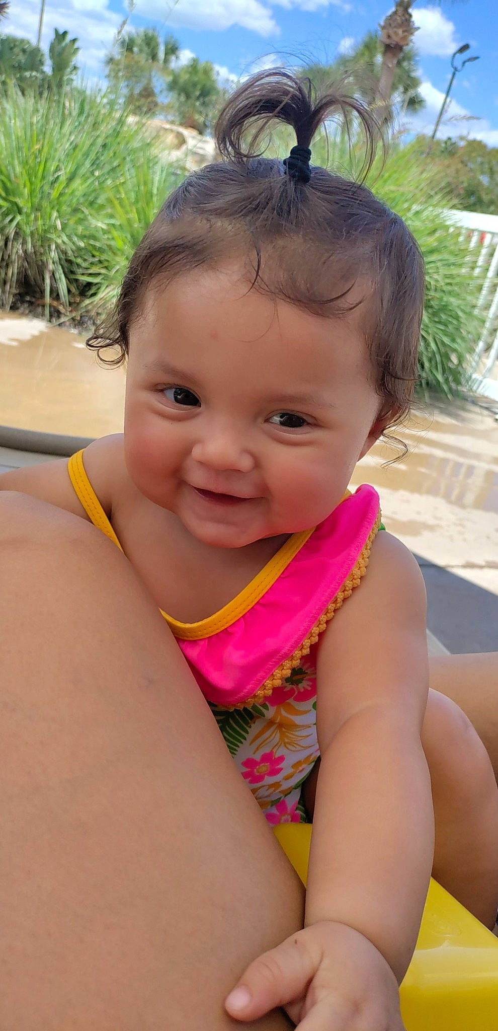 Mariella joined the competition — help win amazing prizes! chin, eye, eyebrow, finger, grass, hair, happy, human_body, iris, leisure, lip, mammal, mouth, neck, nose, person, plant, shoulder, skin, smile