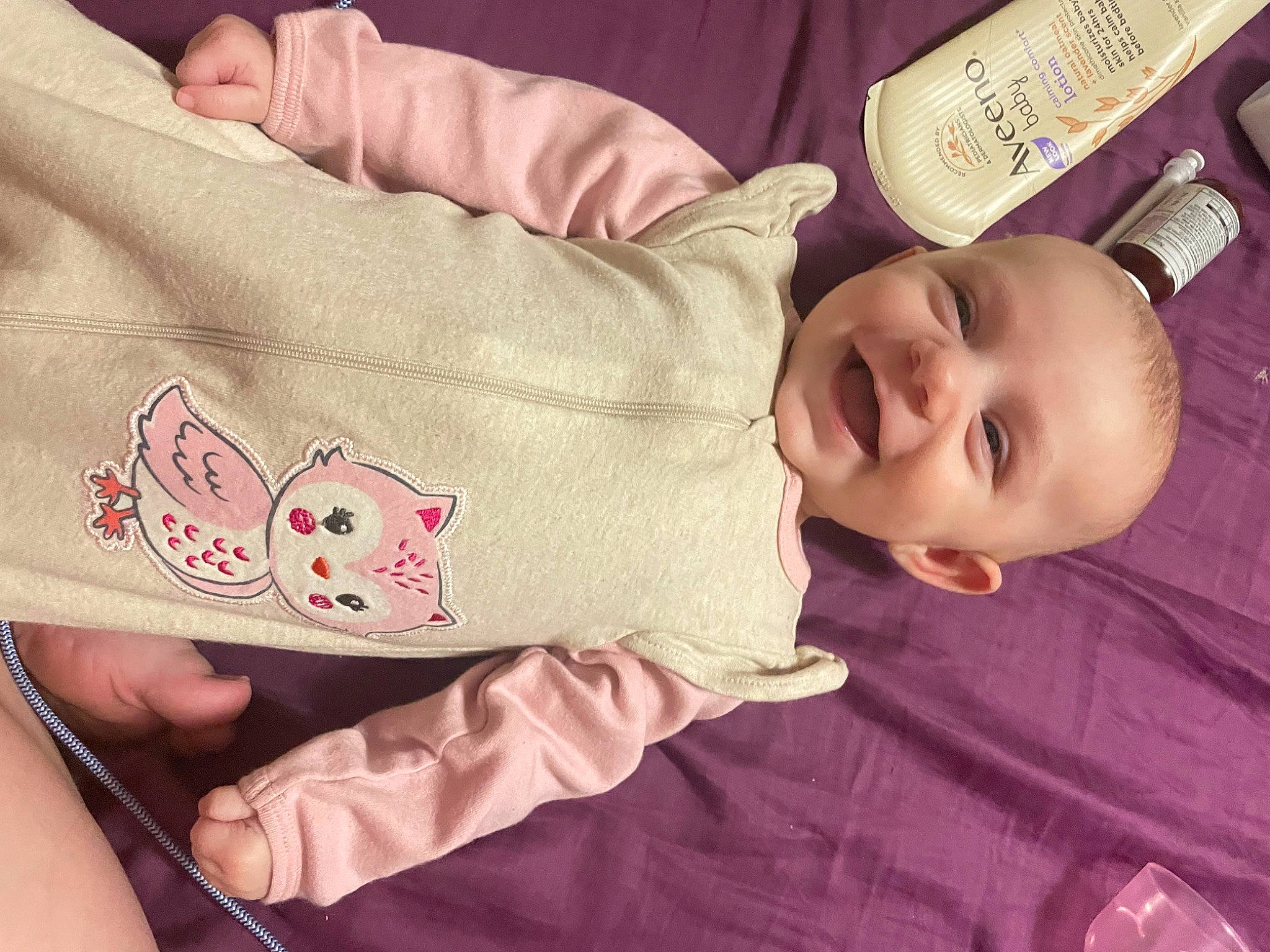 Charlotte joined the competition — help win amazing prizes! baby, baby_toddler_clothing, cheek, child, chin, comfort, cool, eyelash, facial_expression, finger, hand, happy, joy, lip, mouth, nose, person, pink, skin, sleeve