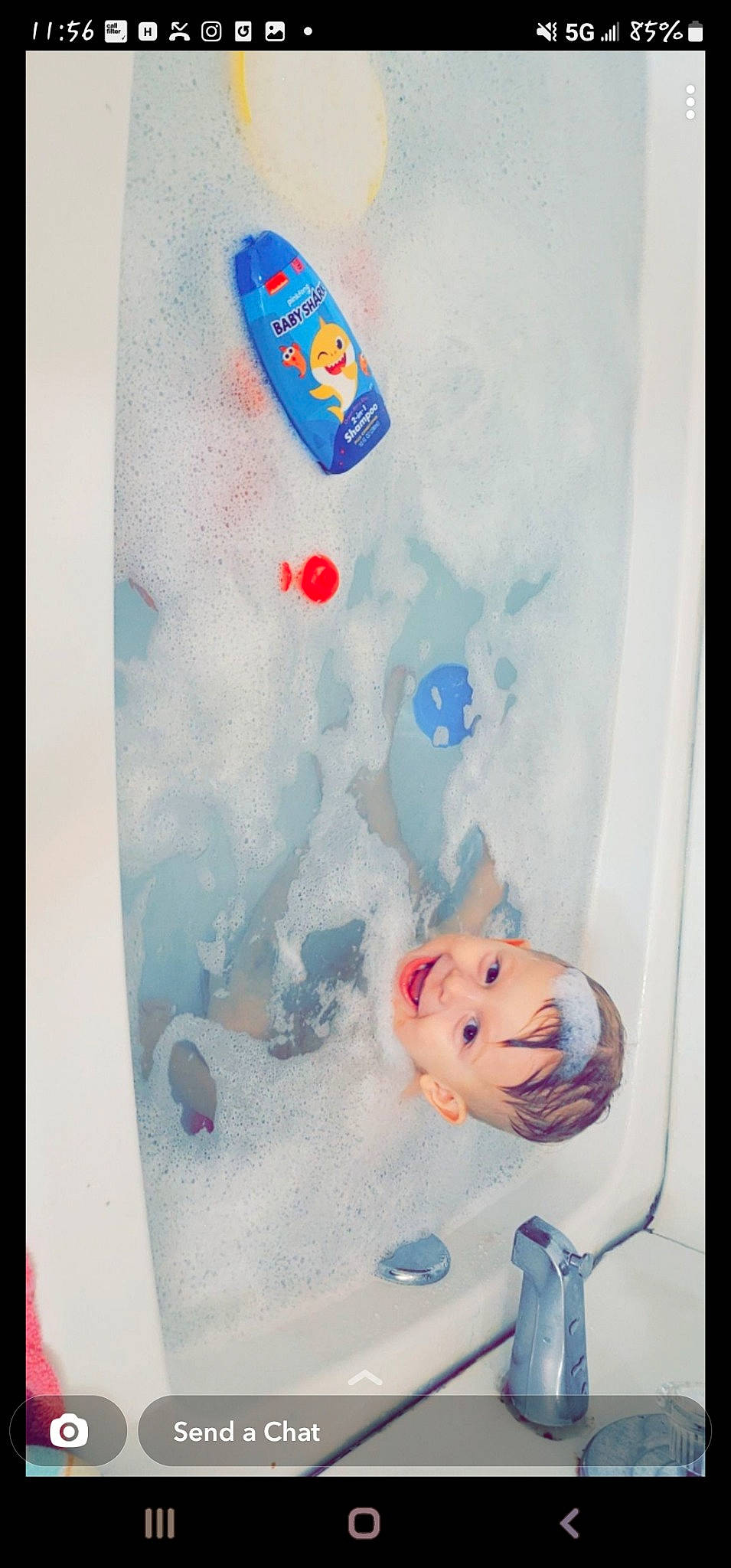 Sherman joined the competition — help win amazing prizes! art, baby_toys, balloon, bathing, bathroom, bathtub, flooring, happy, illustration, joy, paint, person, plastic, play, plumbing, plumbing_fixture, rectangle, room, toy, visual_arts