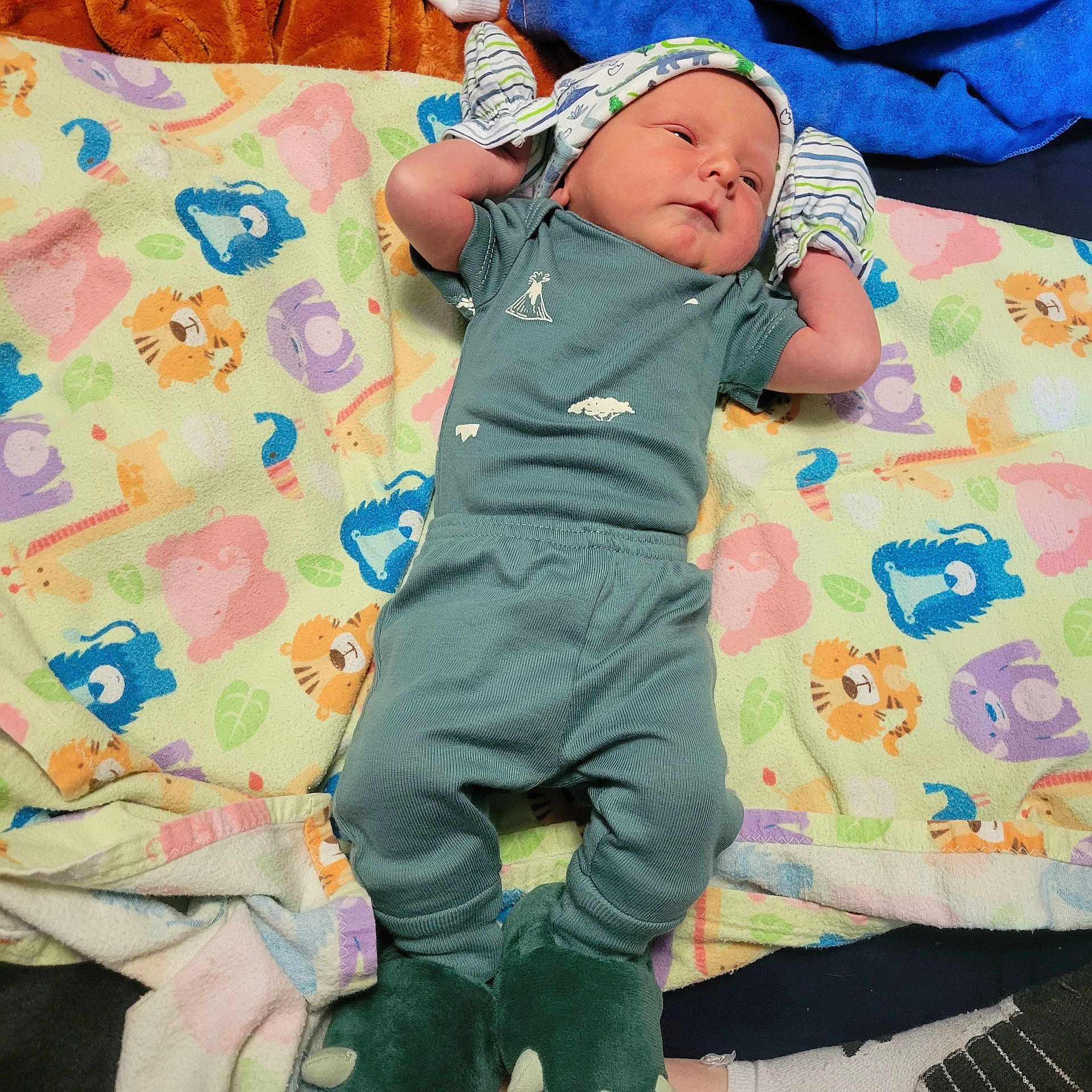 Kynie is registered to the contest to win money with this photo: baby, bed, bedroom, blanket, clothing, cushion, face, furniture, glove, head, homedecor, indoors, newborn, pants, person, photography, portrait, quilt, room, sleeping