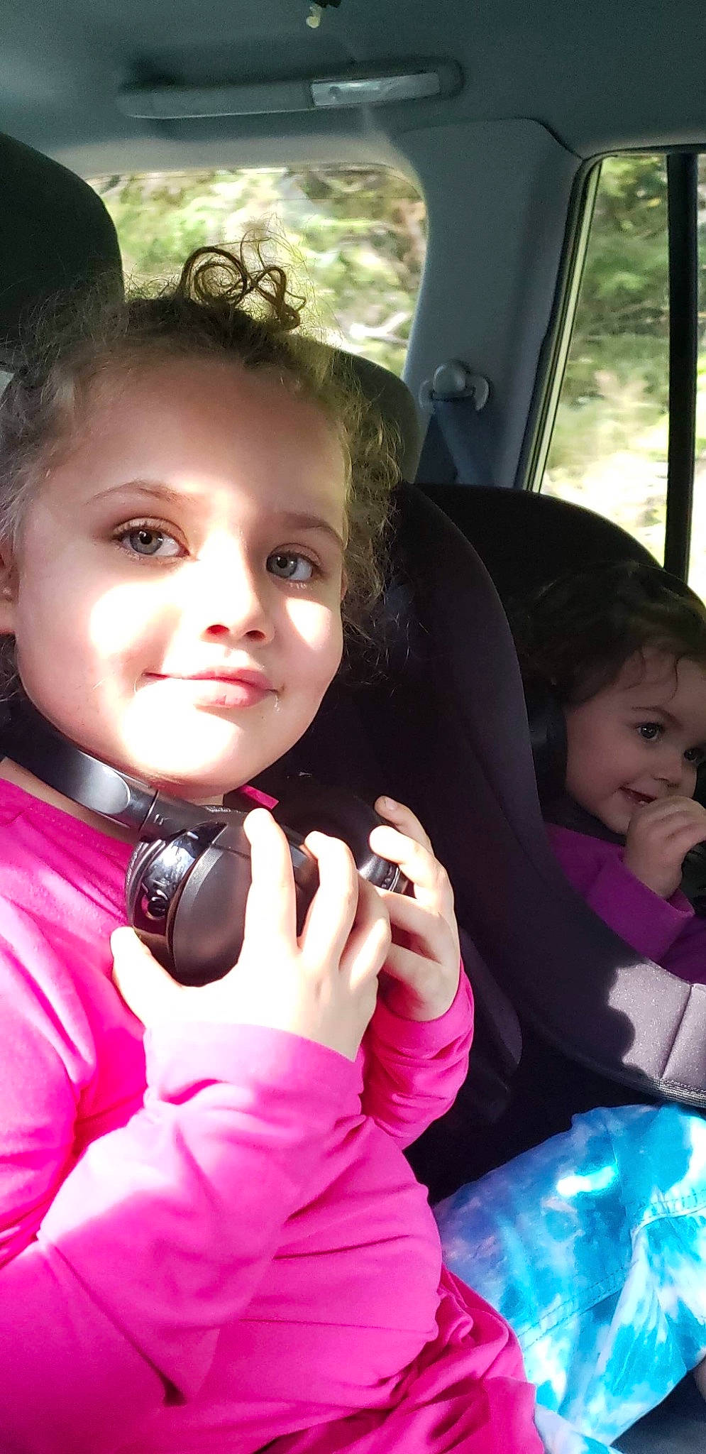 Liliana joined the competition — help win amazing prizes! baby, cheek, child, cool, electronic_device, face, finger, fun, happy, head, joy, nose, people, person, pink, plant, play, skin, smile, technology