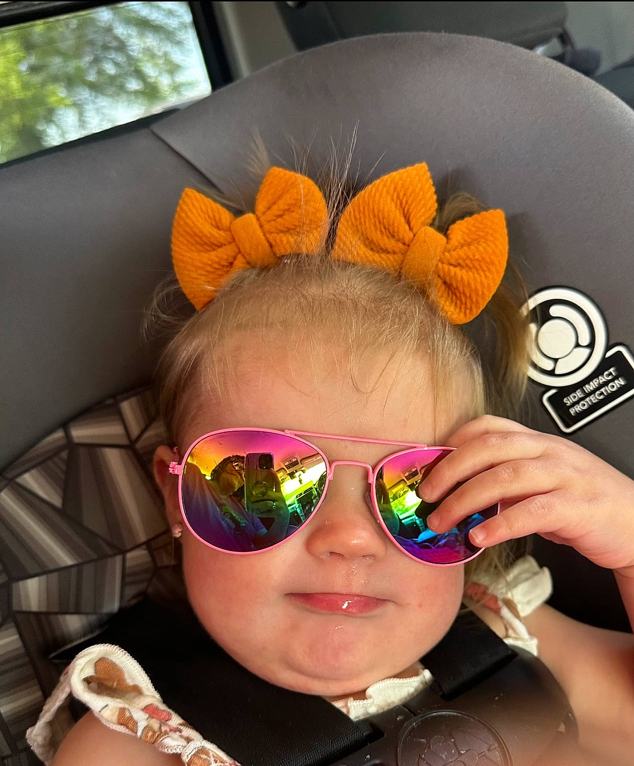 Nataleigh joined the competition — help win amazing prizes! ear, eye_glass_accessory, eyebrow, eyelash, eyewear, fun, glasses, goggles, hair_accessory, happy, head, headpiece, iris, lip, nose, person, personal_protective_equipment, selfie, sunglasses, toddler