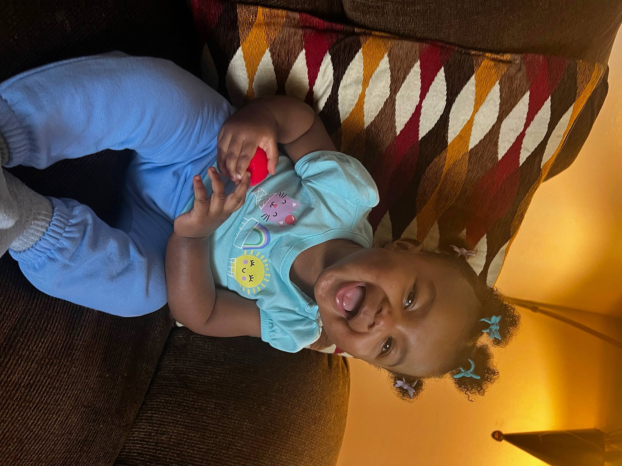 Avarie joined the competition — help win amazing prizes! baby, baby_toddler_clothing, child, comfort, event, fun, happy, laugh, mouth, person, room, smile, t_shirt, toddler, vacation