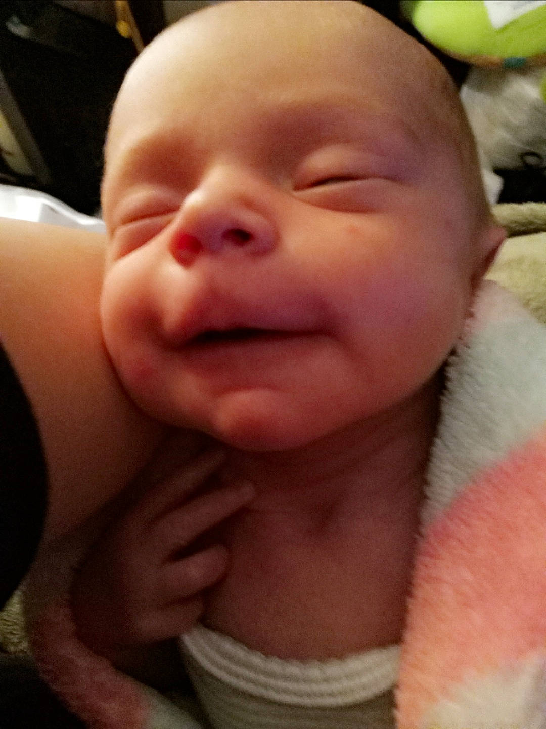 Layna joined the competition — help win amazing prizes! baby, baby_laughing, baby_making_funny_faces, cheek, child, chin, ear, face, facial_expression, forehead, head, laugh, lip, mouth, nose, person, skin, smile, toddler