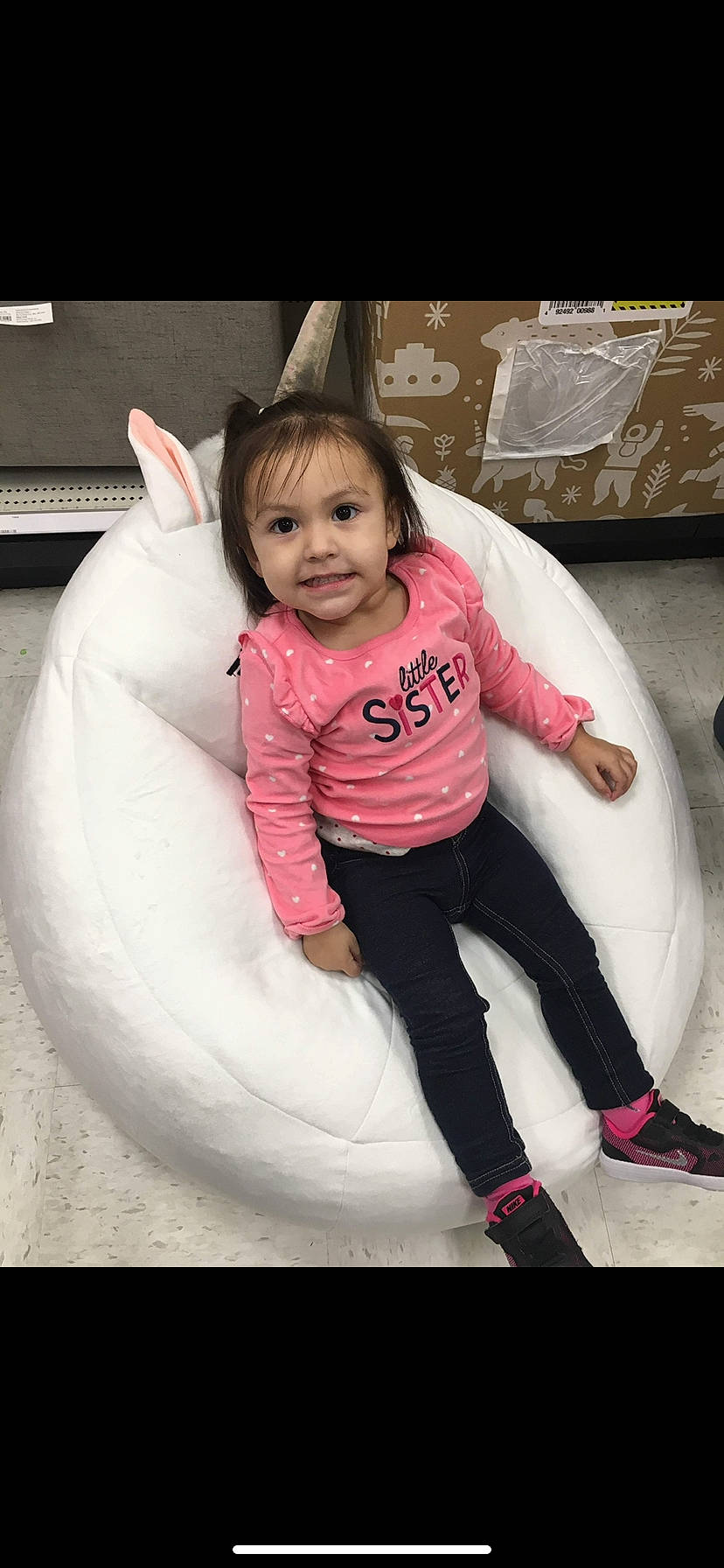 Lena is registered to the contest to win money with this photo: baby_toddler_clothing, comfort, cool, flash_photography, fun, happy, joy, leisure, magenta, organ, person, pink, recreation, sitting, skin, sleeve, smile, style, t_shirt, textile