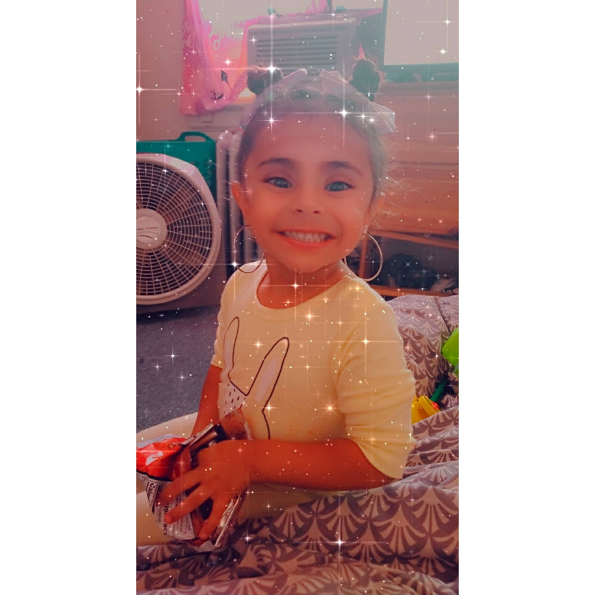 Sumaya joined the competition — help win amazing prizes! baby, child, child_model, hair_accessory, happy, head, headgear, headpiece, joy, person, play, sitting, smile, toddler, toy