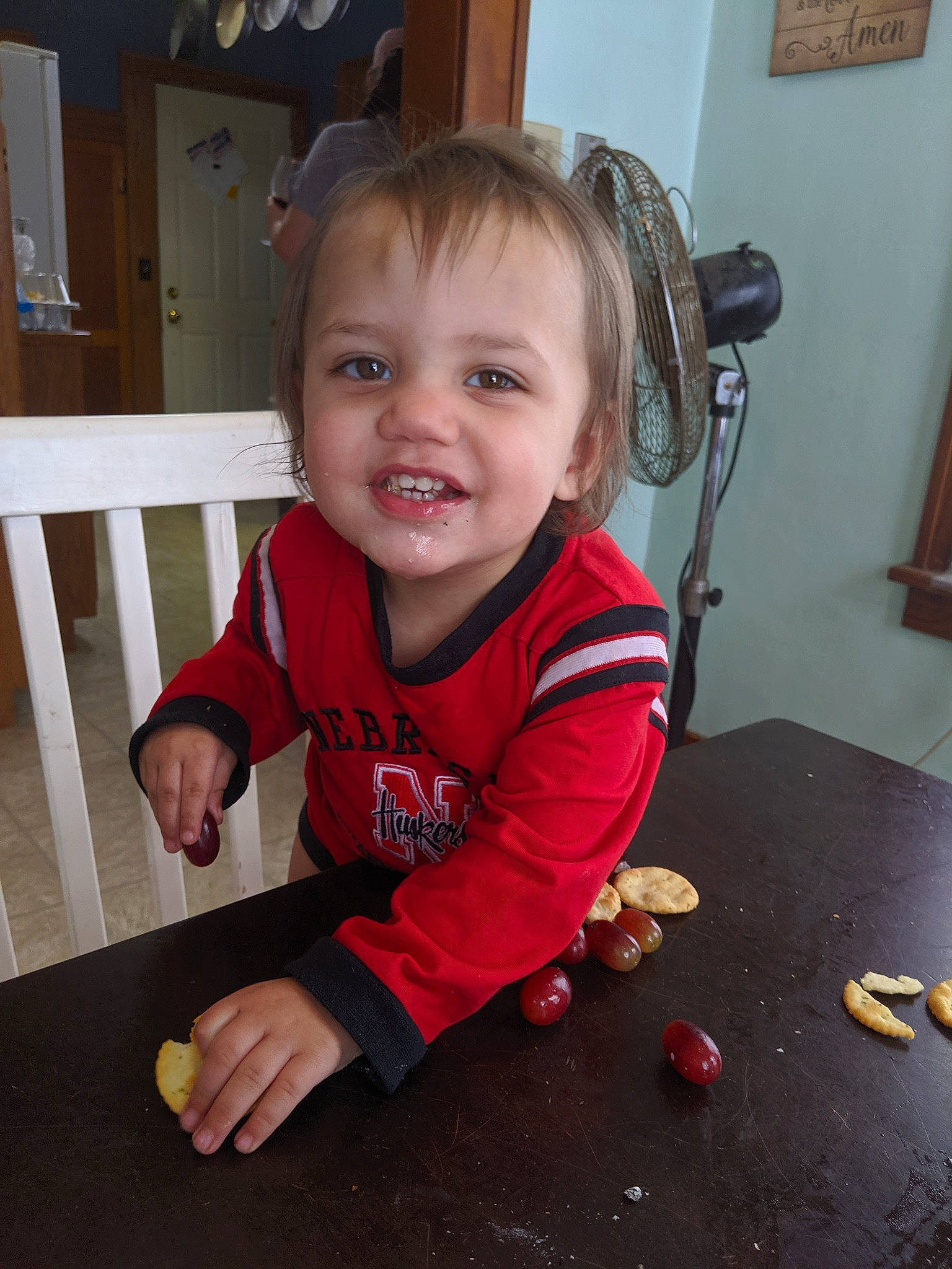 Francis joined the competition — help win amazing prizes! baby, cheek, child, joy, person, play, skin, smile, standing, toddler