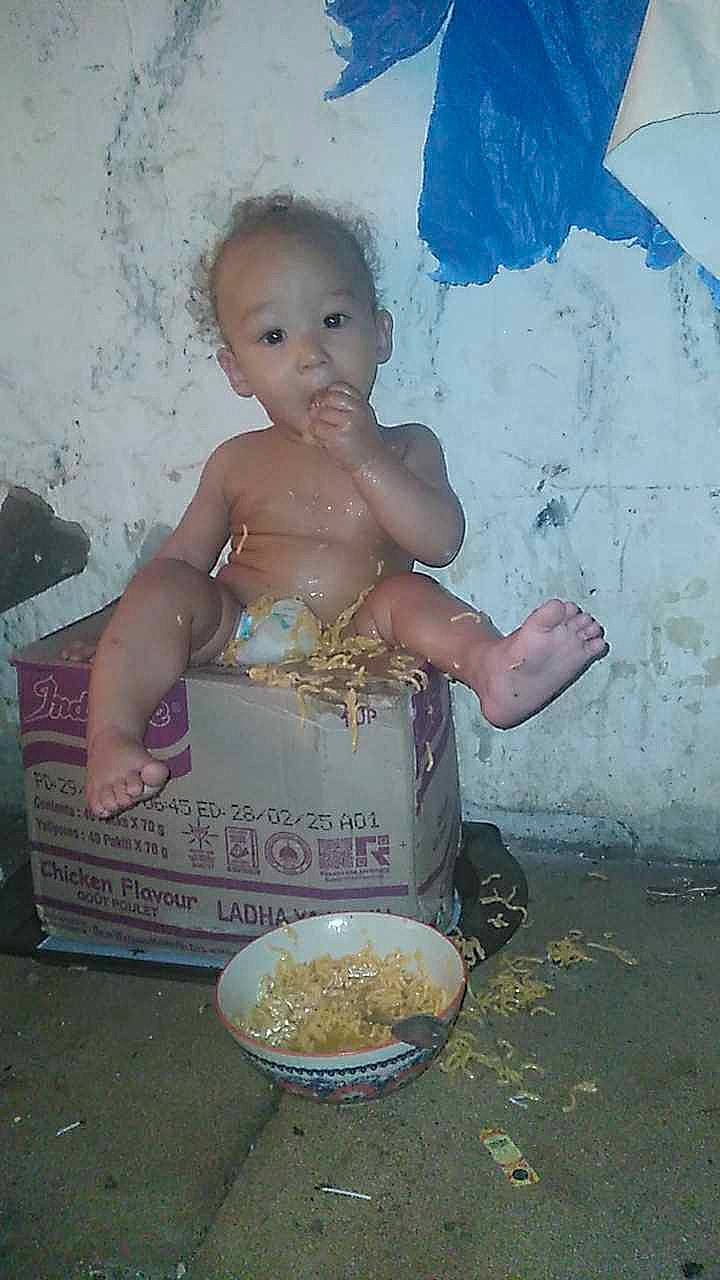 Addi joined the competition — help win amazing prizes! art, baby_toddler_clothing, bathing, bowl, chest, child, comfort_food, cooking, cookware_and_bakeware, cuisine, dish, eating, food, happy, homemaker, ingredient, meal, person, recipe, sitting