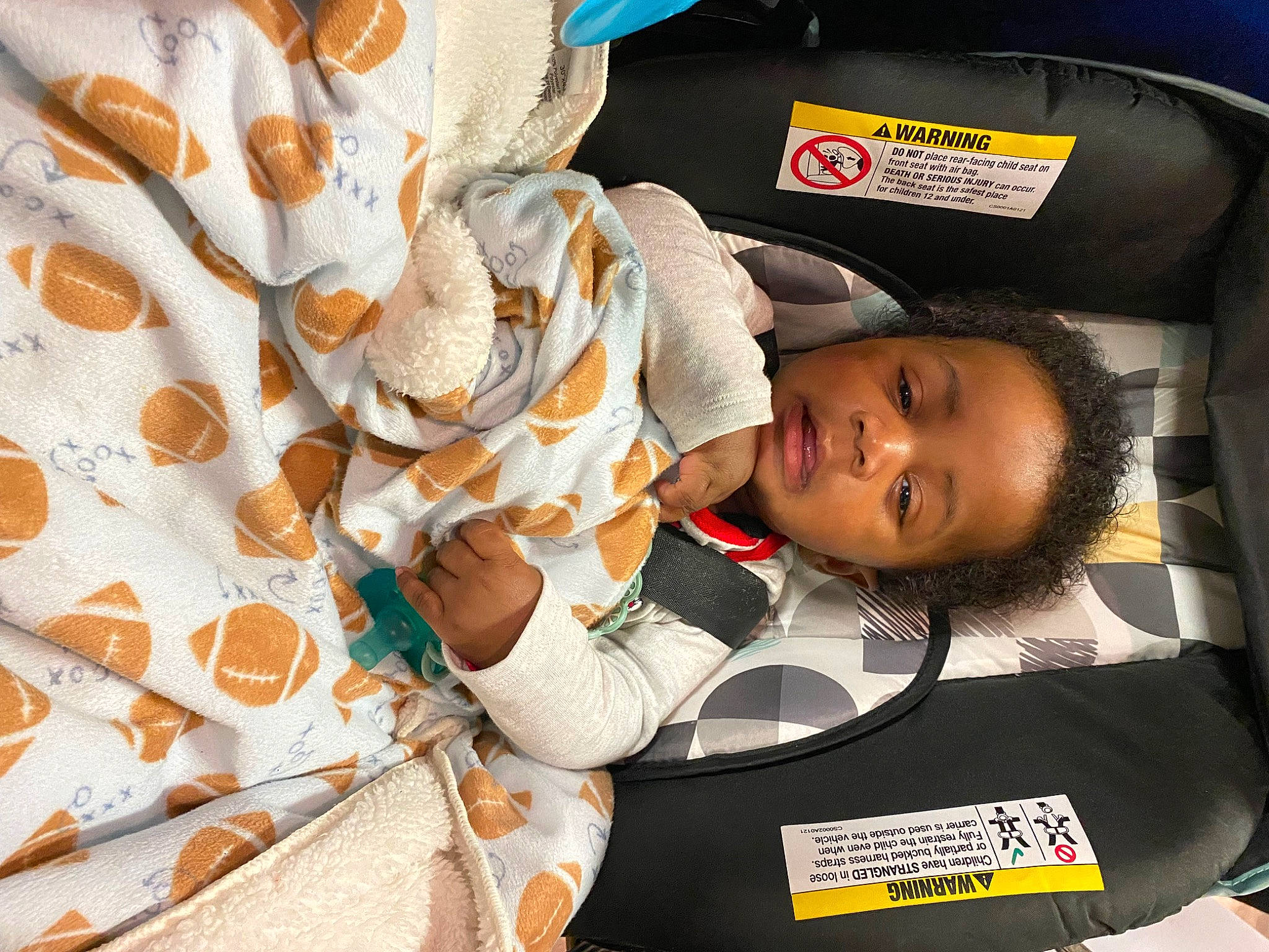 Kingston joined the competition — help win amazing prizes! car_seat, child, event, family_car, linens, motor_vehicle, pattern, peach, person, room, smile, toddler, tree, trunk, vehicle_door