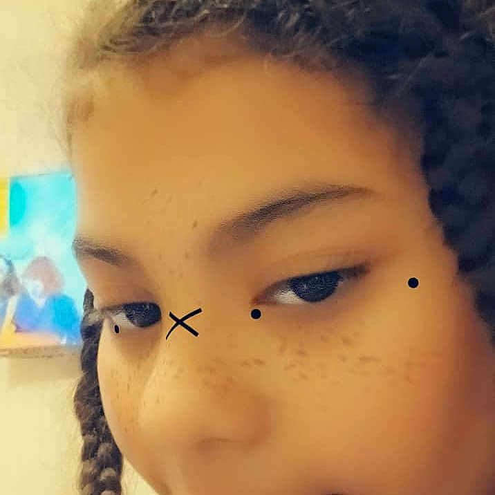 Tyanna joined the competition — help win amazing prizes! child, portrait, braids, freckles, lipstick, face, indoor, person, young, smile, hair, clothing, necklace, casual, closeup, filter, expression, skin, head, fashion