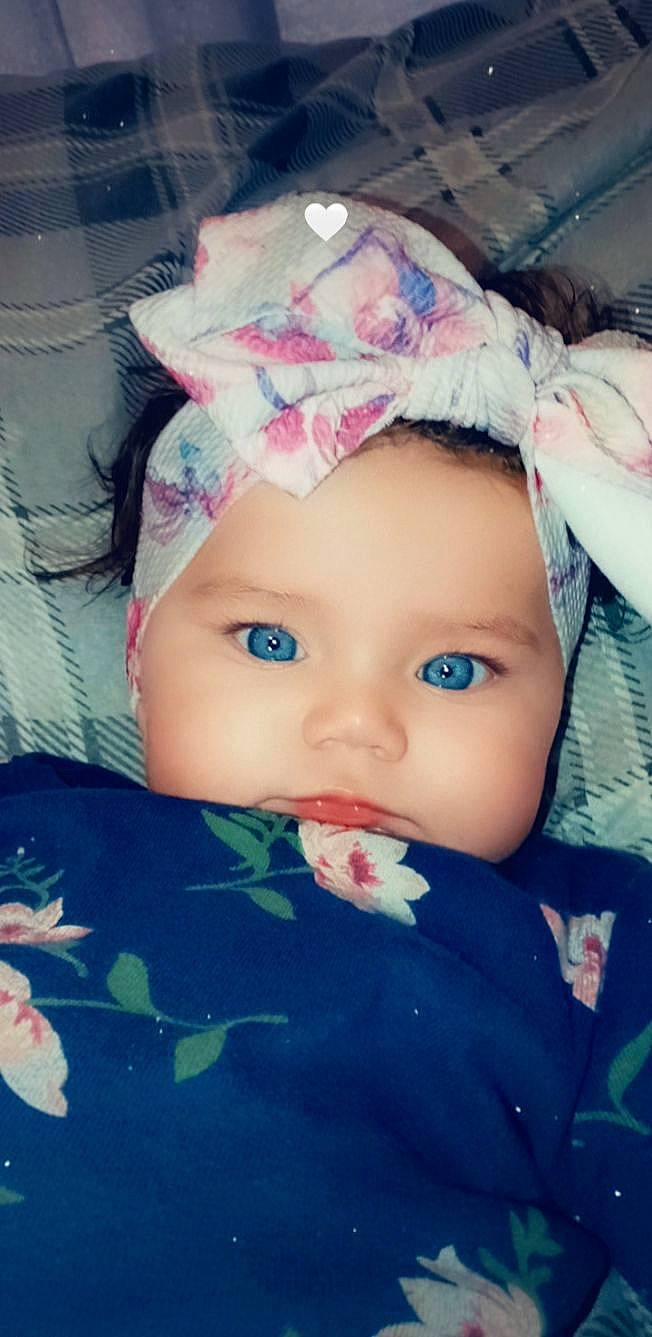 Nevaeh joined the competition — help win amazing prizes! baby, baby_toddler_clothing, cap, cheek, cool, doll, dress, eye, eyebrow, eyelash, face, happy, headgear, headwear, iris, lip, nose, person, pink, skin