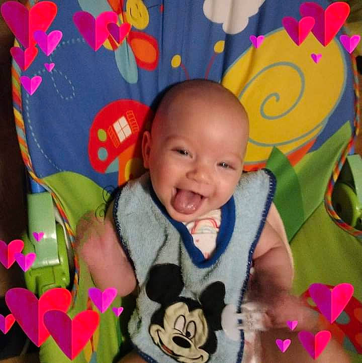 Jaxanne is registered to the contest to win money with this photo: baby, baby_products, baby_toddler_clothing, beauty, cheek, child, green, happy, organ, pattern, people, person, pink, product, skin, sleeve, smile, snapshot, textile, toddler