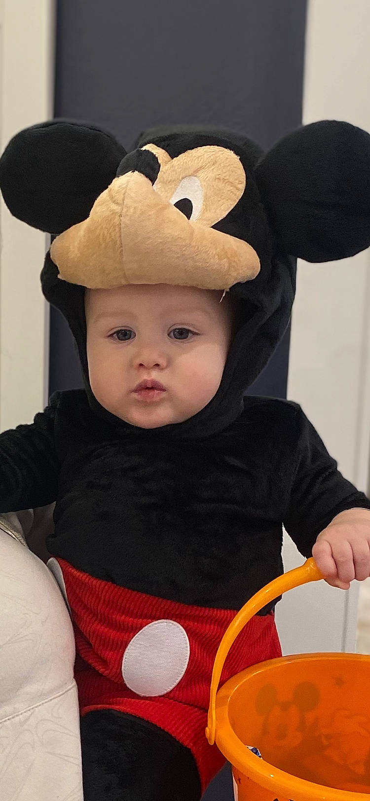 Karter joined the competition — help win amazing prizes! baby, baby_toddler_clothing, bonnet, cap, child, costume, costume_accessory, costume_hat, event, facial_expression, fashion_accessory, fun, happy, hat, headwear, person, room, sleeve, sun_hat, toddler