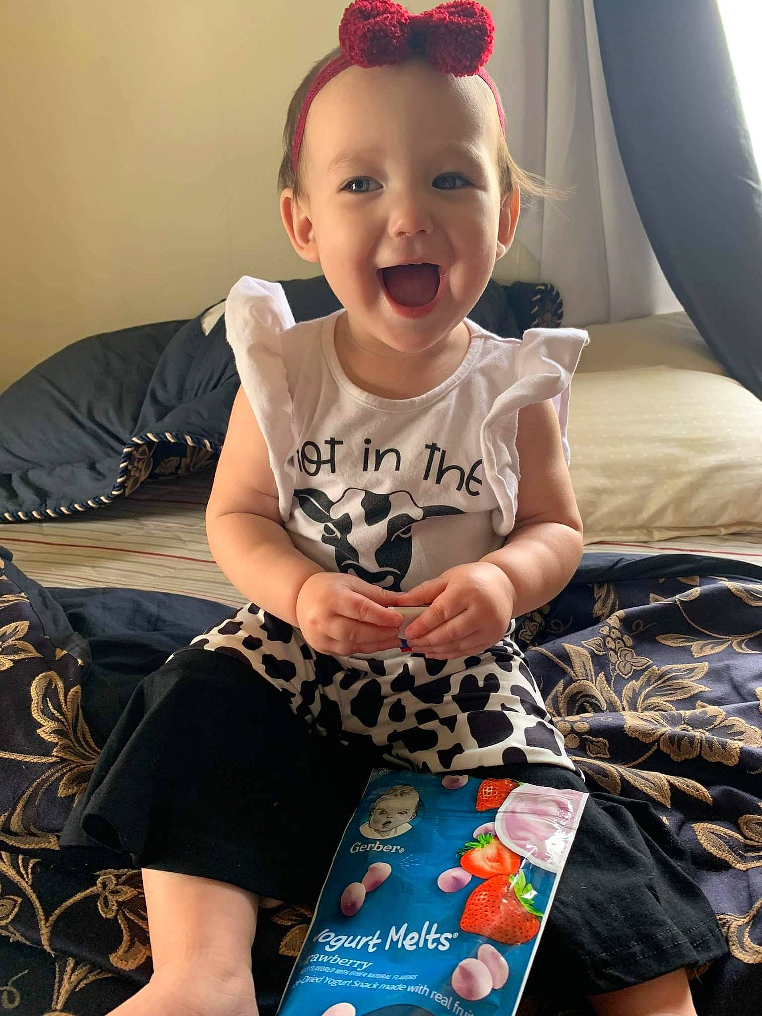 Marleigh joined the competition — help win amazing prizes! baby_toddler_clothing, beauty, child, cool, face, fashion, fun, hairstyle, happy, head, pattern, person, photograph, product, sleeve, smile, snapshot, t_shirt, thigh, toddler