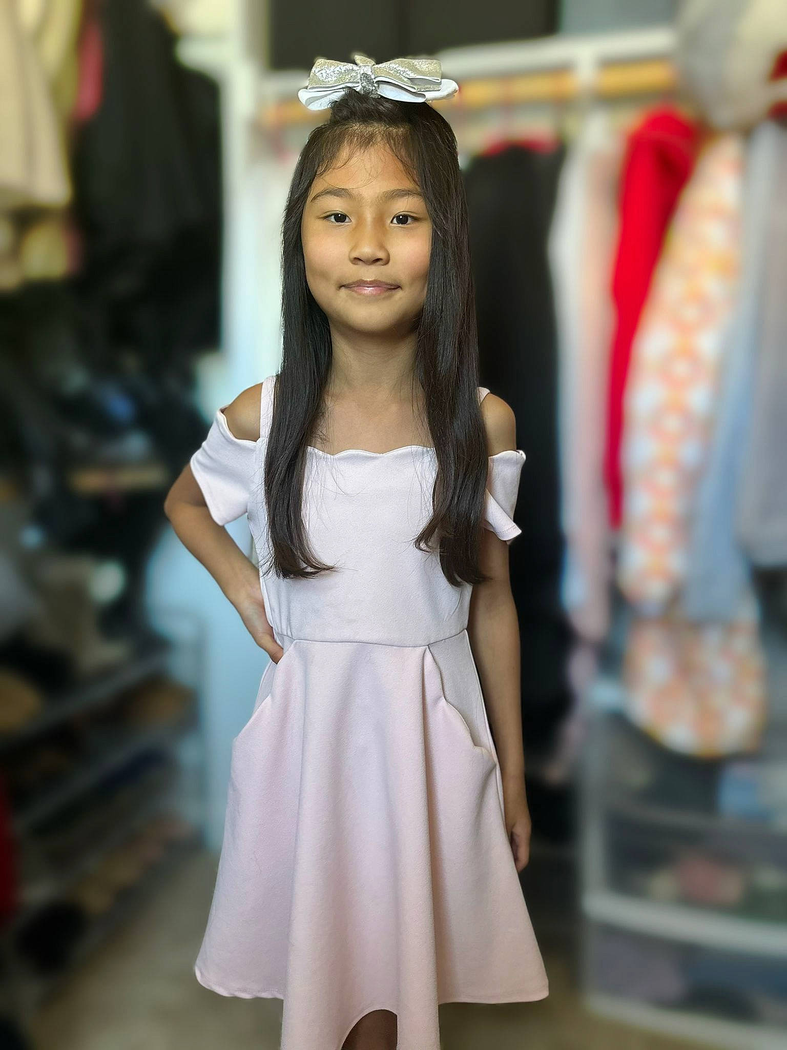 Valerie joined the competition — help win amazing prizes! black_hair, day_dress, event, fashion_accessory, fashion_design, fashion_model, formal_wear, hair, hairstyle, happy, jewellery, joy, long_hair, neck, necklace, one_piece_garment, person, sleeve, smile, trunk