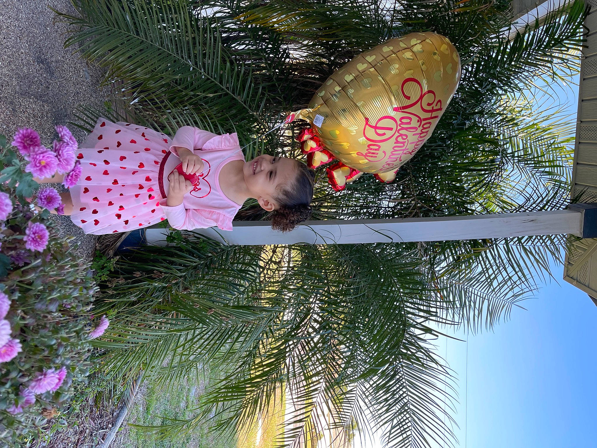 Katara is registered to the contest to win money with this photo: arecales, beauty, botany, branch, child, event, fun, grass, happy, joy, leisure, nature, organism, palm_tree, people_in_nature, person, plant, pole, terrestrial_plant, toddler