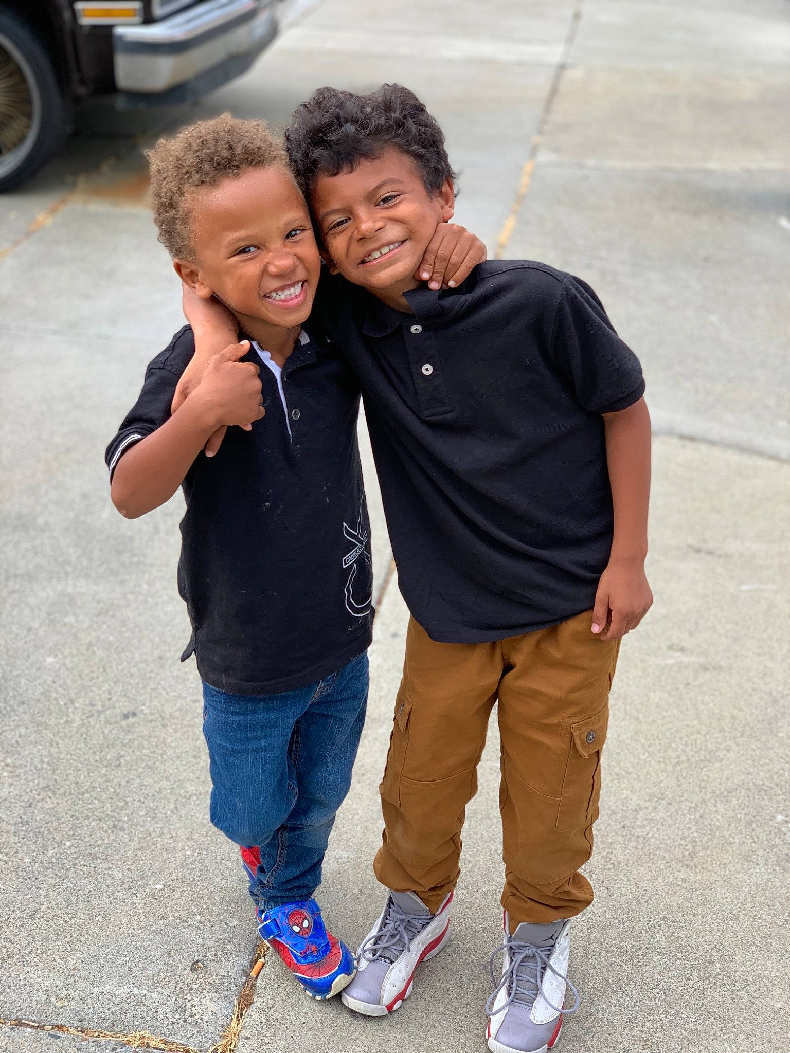 Amir joined the competition — help win amazing prizes! cheek, child, cool, face, facial_expression, footwear, friendship, fun, gesture, hairstyle, human, interaction, jeans, joy, male, nose, people, person, smile, snapshot