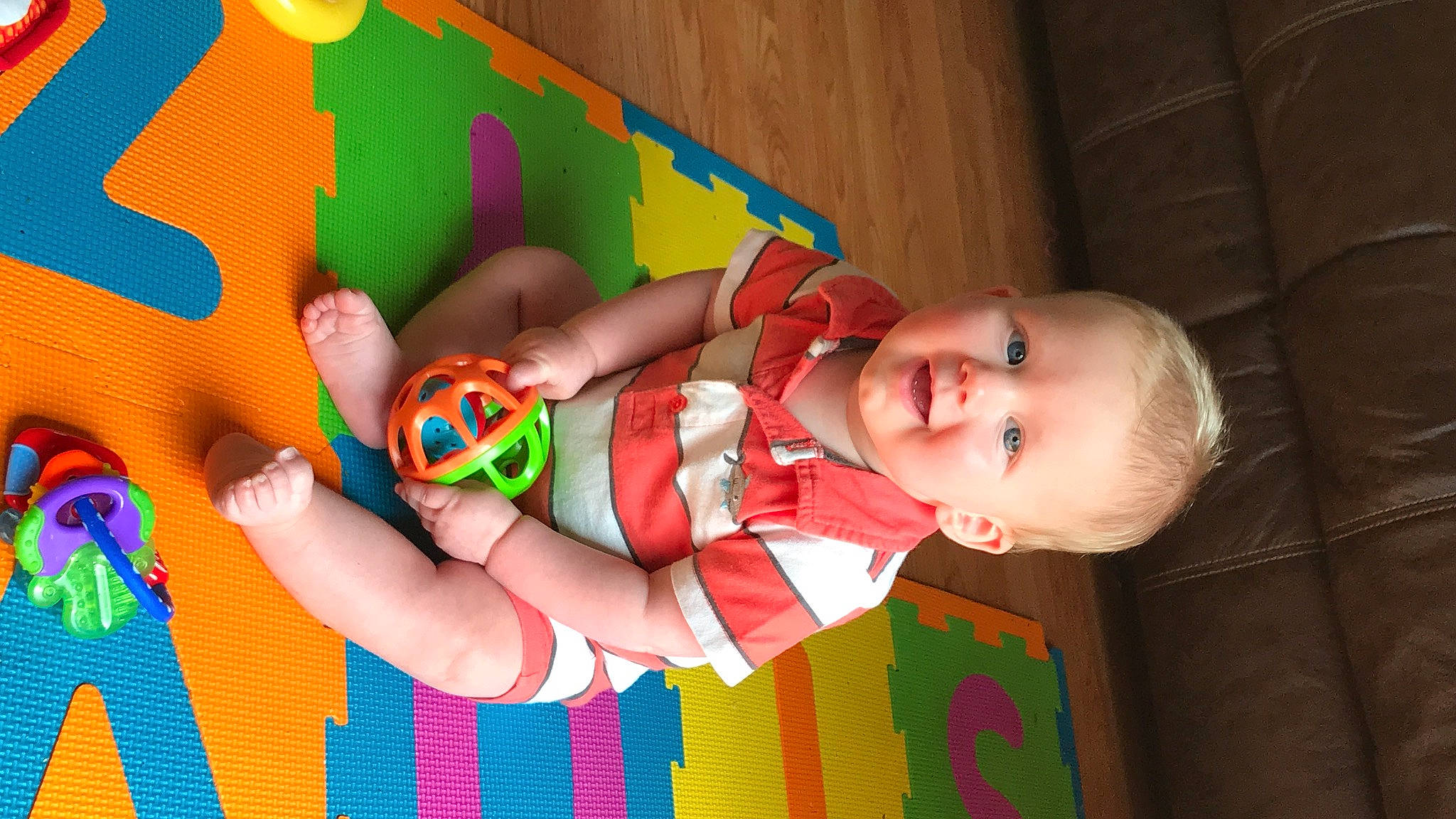 Jameson is registered to the contest to win money with this photo: baby, baby_products, baby_toys, child, fun, person, play, product, toddler, toy