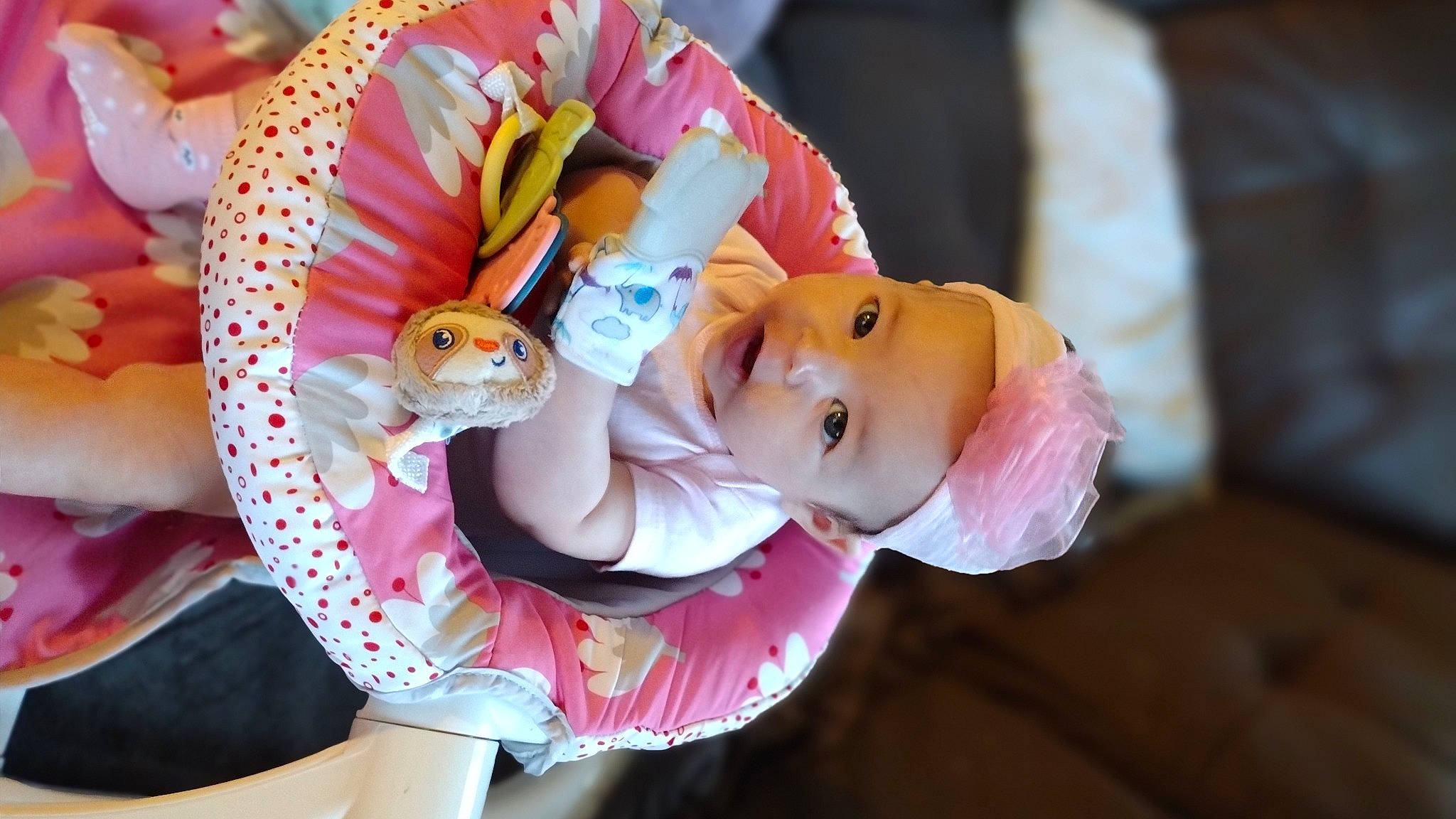 Tracy joined the competition — help win amazing prizes! baby, baby_products, baby_toddler_clothing, child, costume, event, eyelash, fun, happy, hat, person, pink, room, rose, sunglasses, textile, toddler