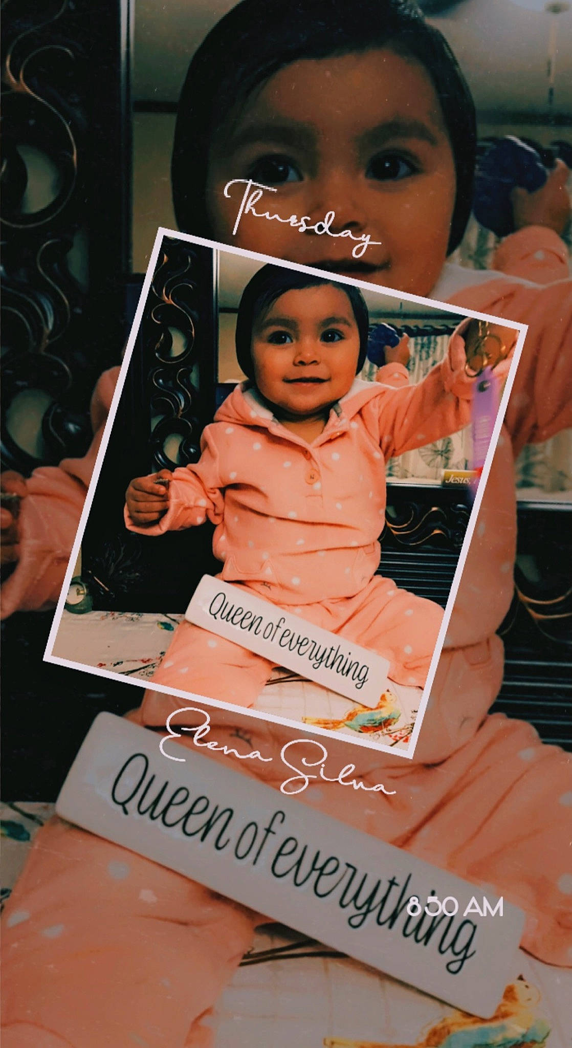 Madalynn joined the competition — help win amazing prizes! baby, box, child, eyelash, finger, fun, hairstyle, hand, happy, joy, organ, people, person, pink, poster, product, publication, skin, smile, snapshot