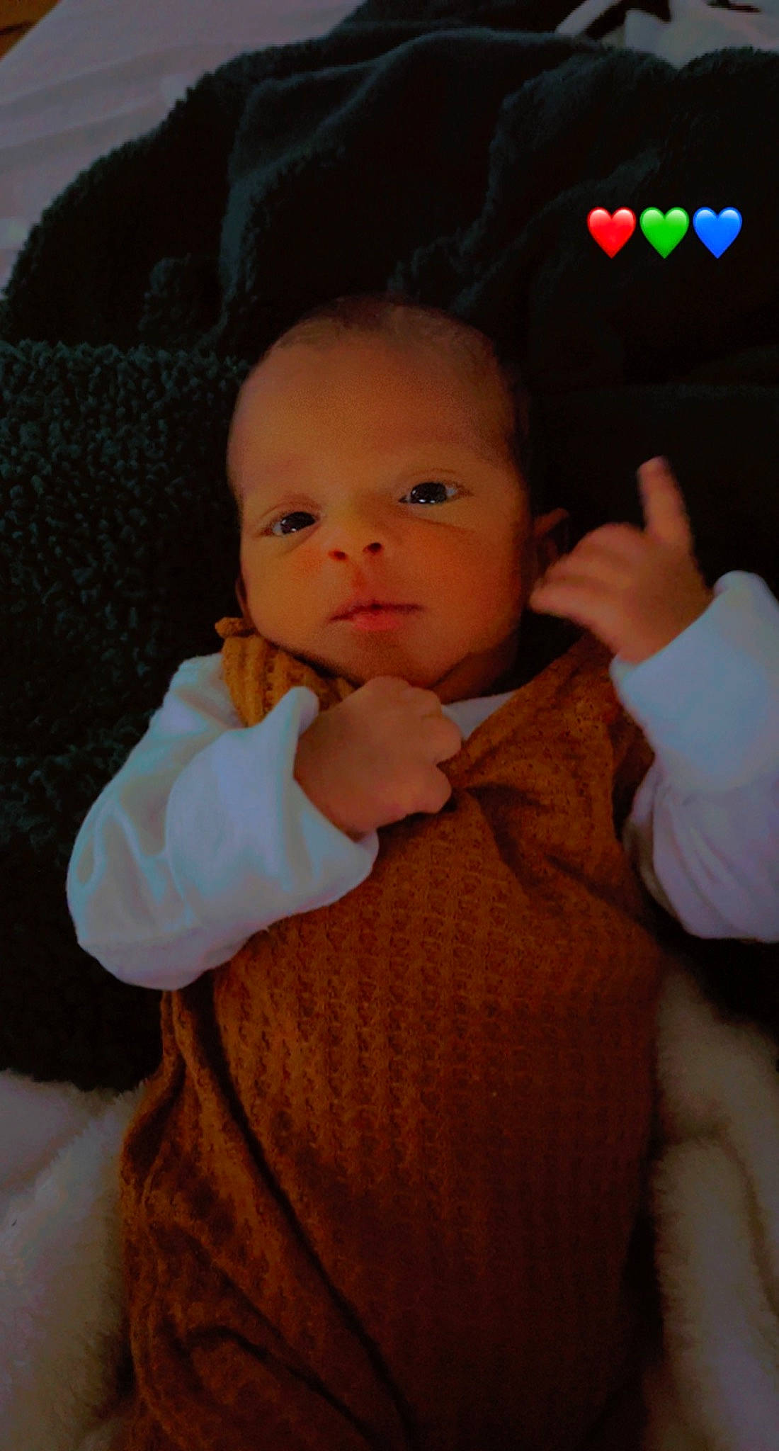 Arlo joined the competition — help win amazing prizes! baby, baby_toddler_clothing, cheek, child, chin, comfort, ear, finger, gesture, hand, happy, head, human_body, iris, lip, nose, person, skin, sleeve, thumb