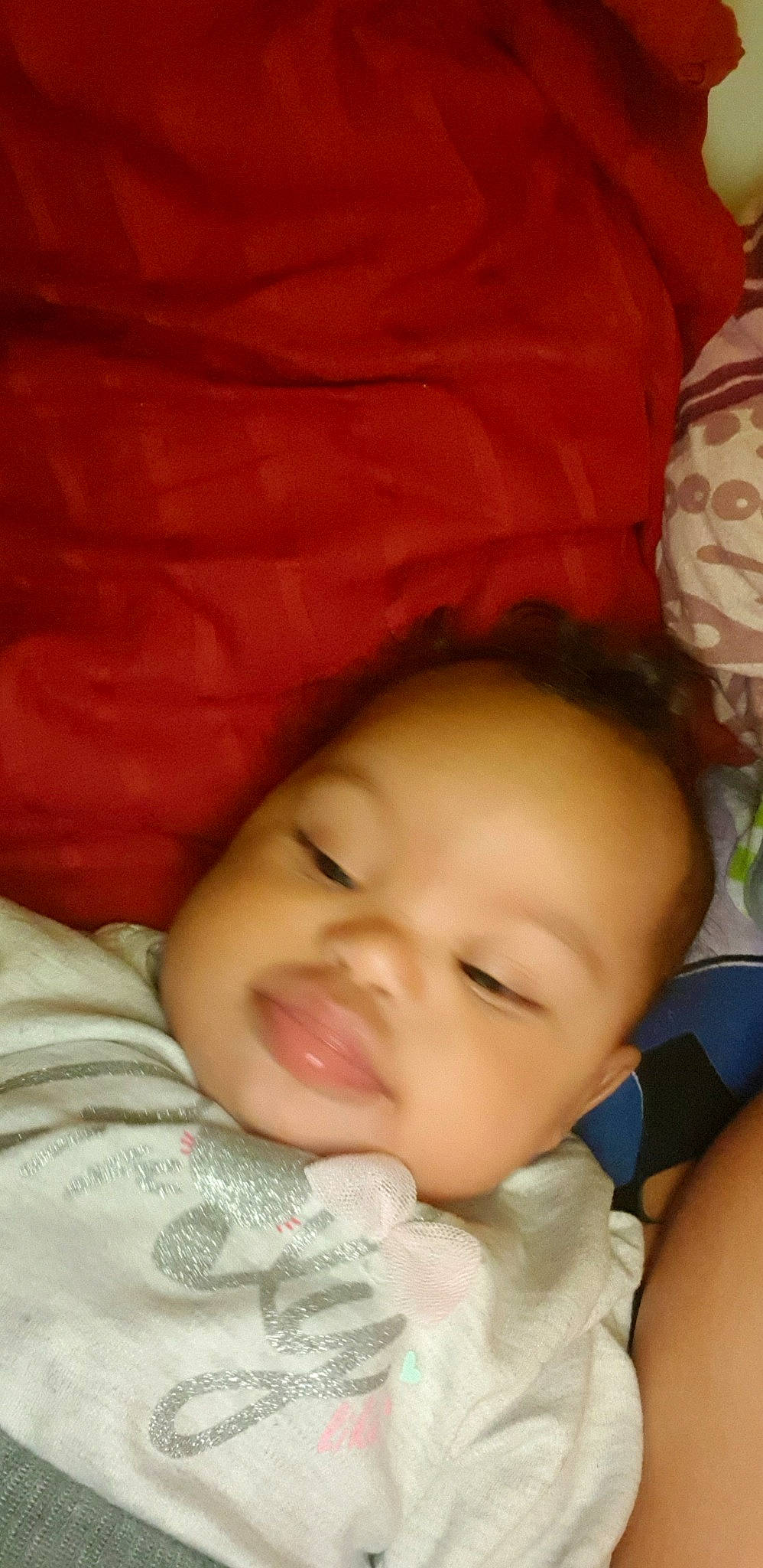 Rokhaya participe au concours pour gagner de l'argent avec cette photo : baby, bedtime, cheek, child, chin, eye, face, forehead, head, lip, mouth, nap, nose, person, skin, sleep, smile, toddler