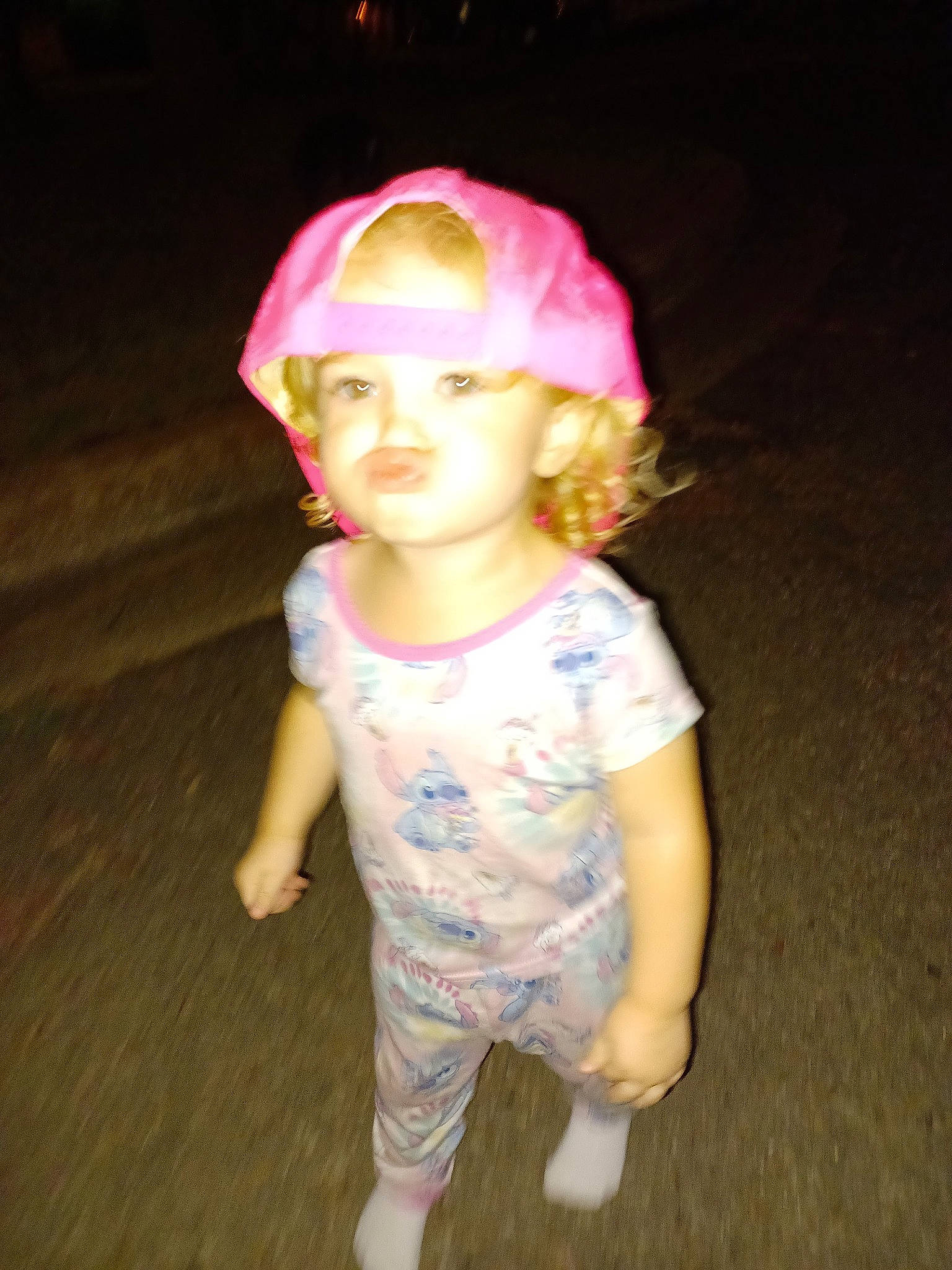 Kaydence joined the competition — help win amazing prizes! baby_toddler_clothing, cap, cheek, child, chin, eye, face, fashion_accessory, flash_photography, fun, happy, head, lip, magenta, pattern, person, personal_protective_equipment, sleeve, t_shirt, toddler