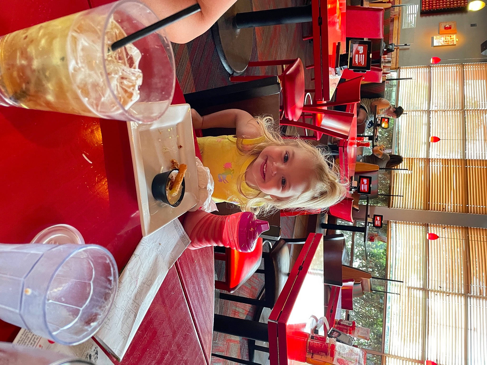 Mercedes joined the competition — help win amazing prizes! beauty, fun, joy, machine, peach, person, room, tableware