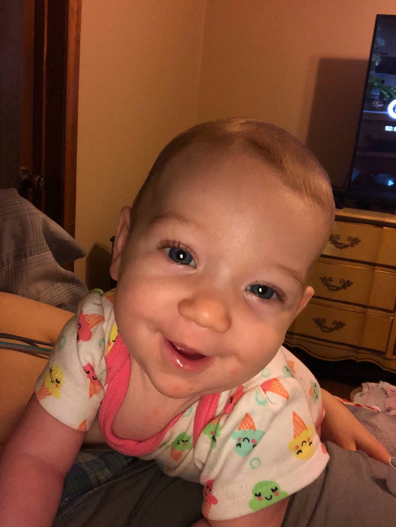 Elana joined the competition — help win amazing prizes! baby, cheek, child, chin, ear, eye, eyebrow, face, facial_expression, finger, forehead, head, iris, lip, mouth, nose, organ, person, skin, smile