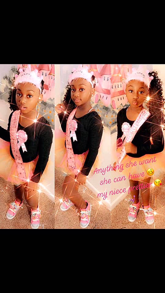 Ca'Zariah Williams joined the competition — help win amazing prizes! child, costume, dancer, happy, headwear, human, person, photo_caption, photography, pink, shoe, style, surprise