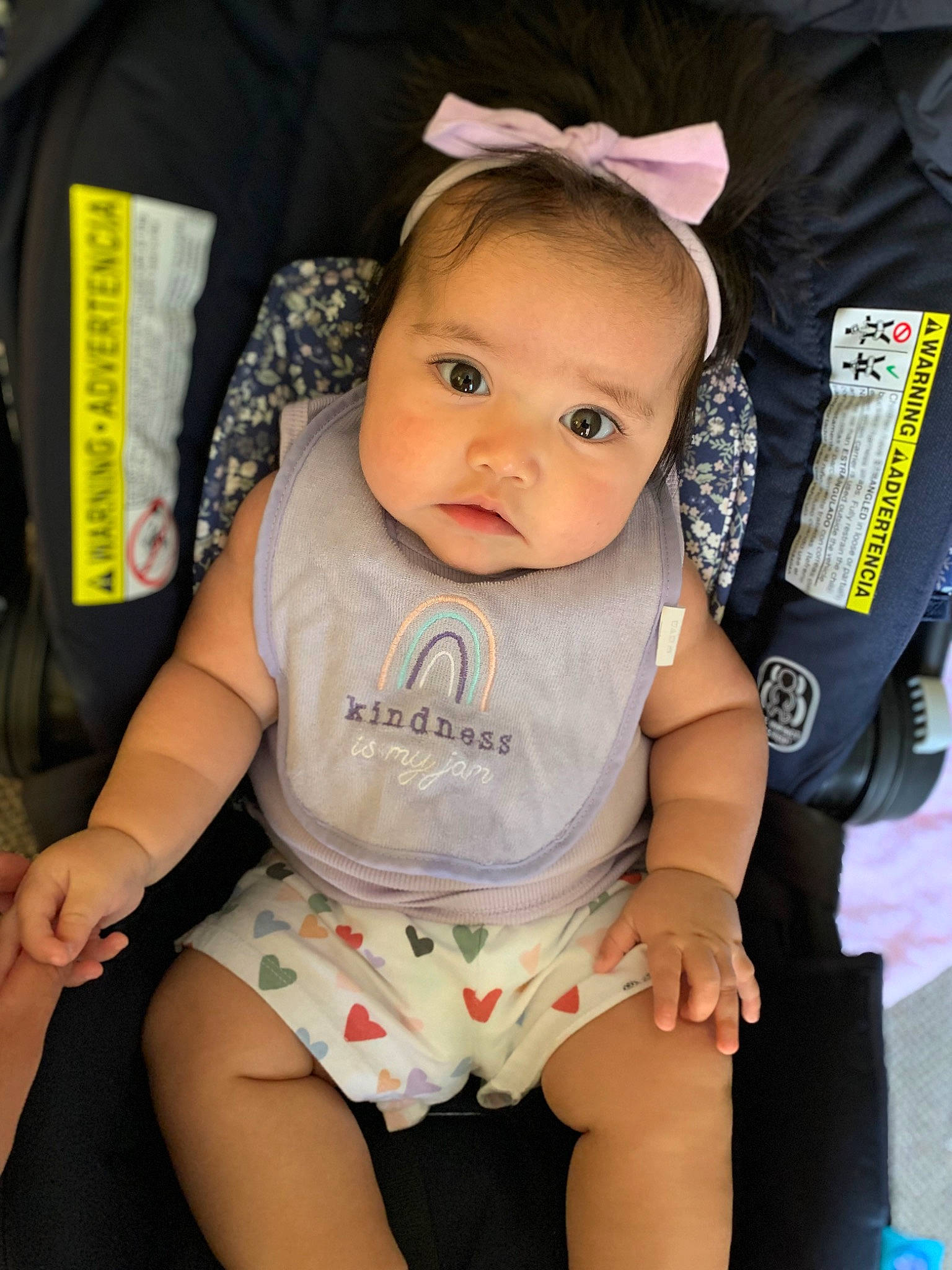 Azriel is registered to the contest to win money with this photo: baby, baby_carriage, baby_toddler_clothing, beauty, cheek, child, cool, eye, happy, iris, knee, organ, person, skin, sleeve, stomach, t_shirt, textile, thigh, toddler