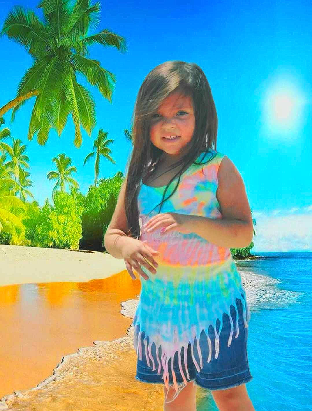 Maya joined the competition — help win amazing prizes! arecales, azure, blue, body_of_water, flash_photography, green, happy, leisure, morning, nature, people_in_nature, person, plant, skin, sky, summer, thigh, travel, tree, waist