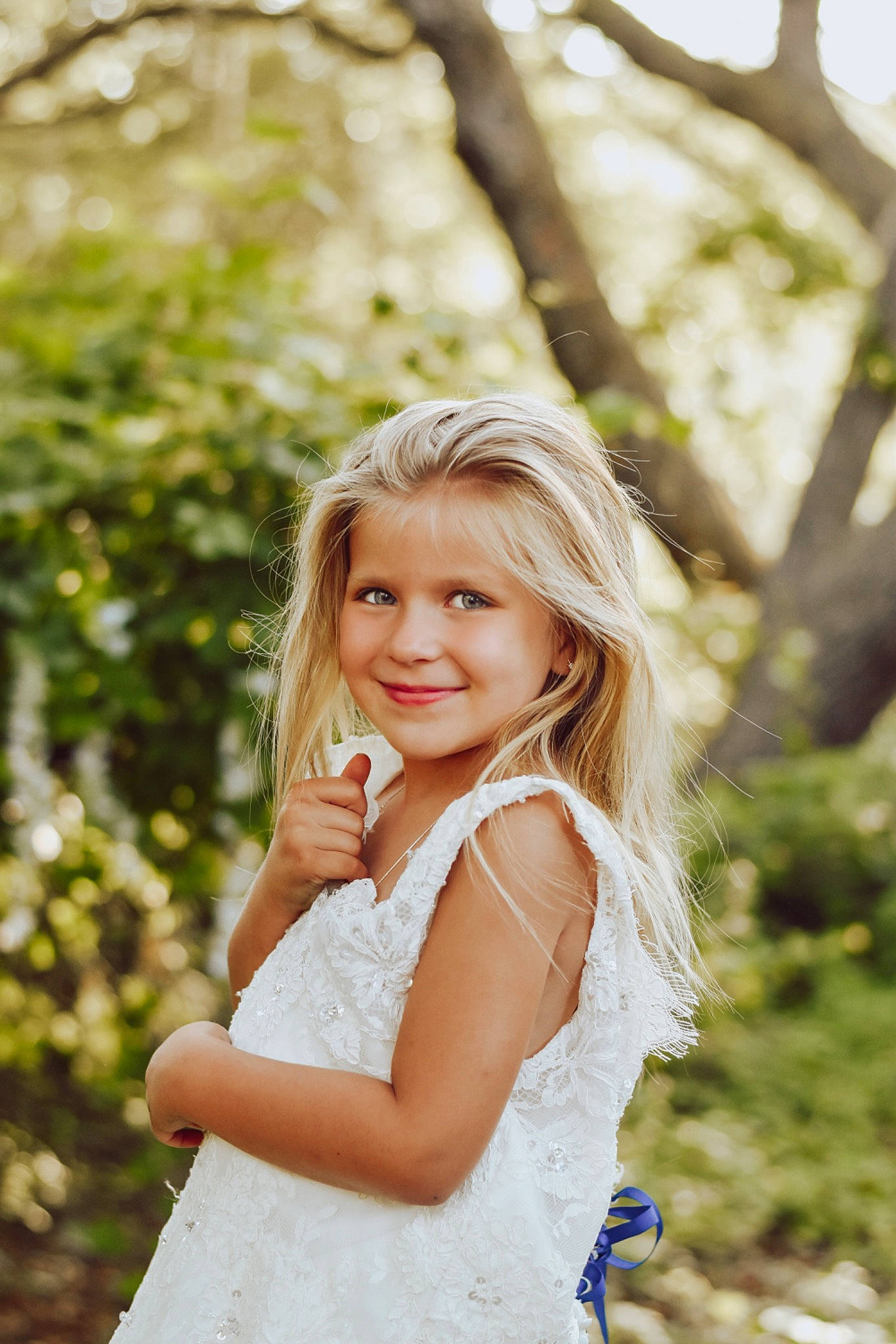 Katherine is registered to the contest to win money with this photo: blond, brown_hair, day_dress, dress, flash_photography, forest, gesture, grass, happy, head, iris, joy, long_hair, people_in_nature, person, plant, skin, smile, summer, sunlight