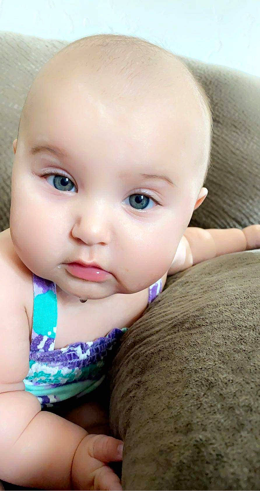 Davina is registered to the contest to win money with this photo: baby, beauty, cheek, child, chin, close_up, ear, eye, eyebrow, face, forehead, head, iris, lip, mouth, nose, person, skin, toddler