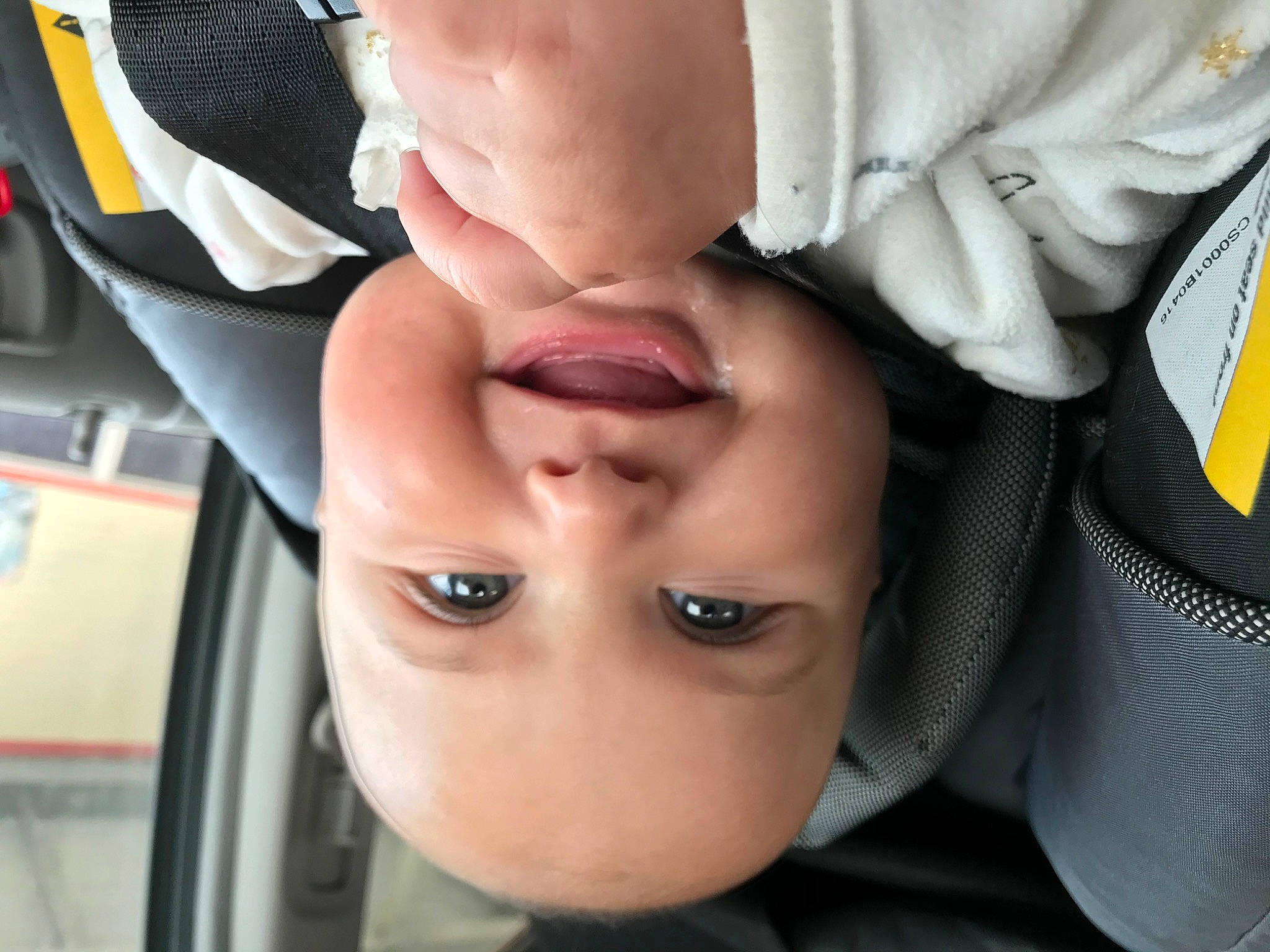 Davina joined the competition — help win amazing prizes! child, eyebrow, finger, forehead, gesture, hand, head, headwear, joy, nail, nose, person, thumb