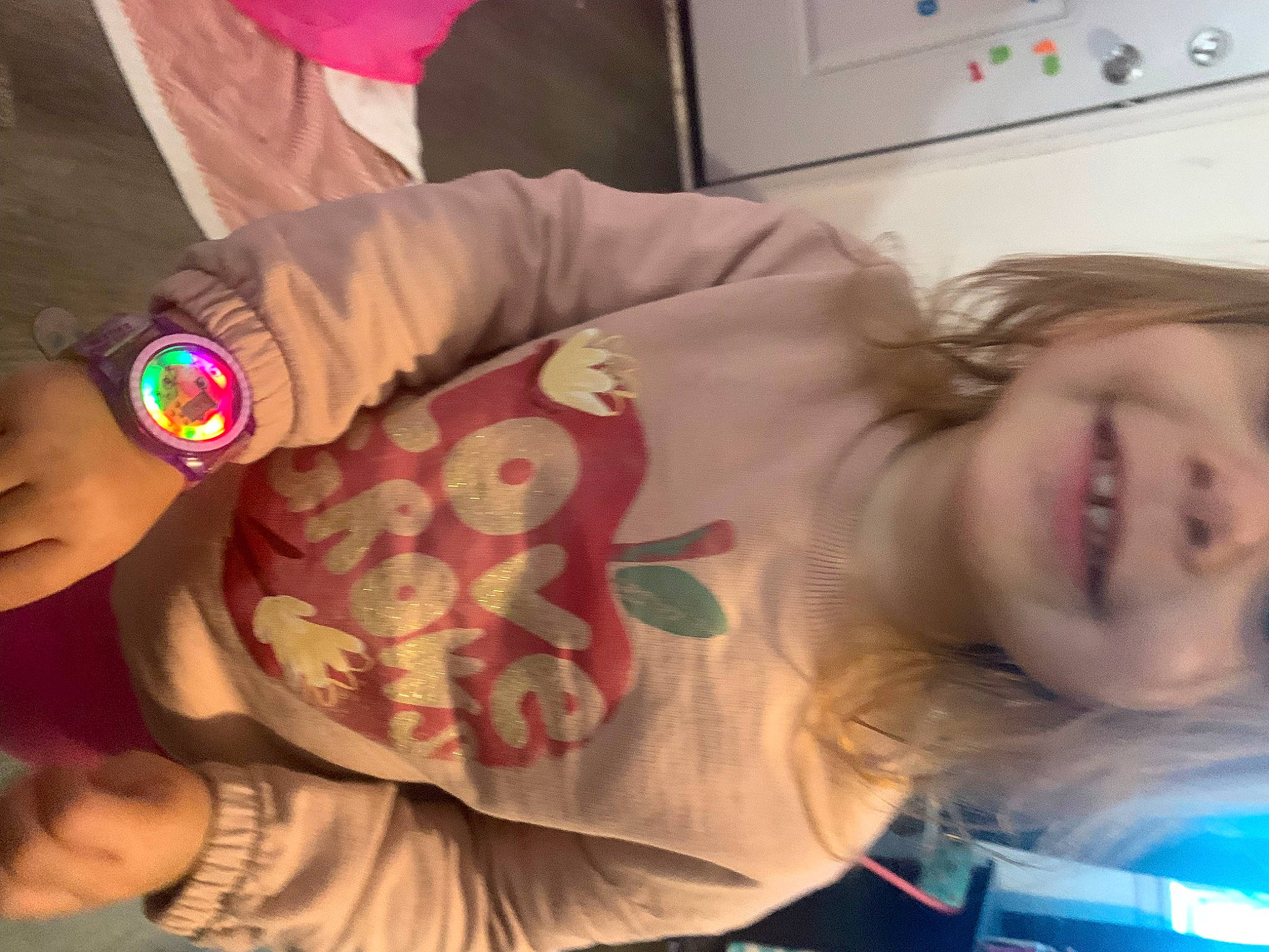 Emma joined the competition — help win amazing prizes! arm, baby, cheek, child, cool, finger, fun, happy, human_leg, joy, mouth, nail, neck, nose, organ, person, skin, sleeve, smile, textile