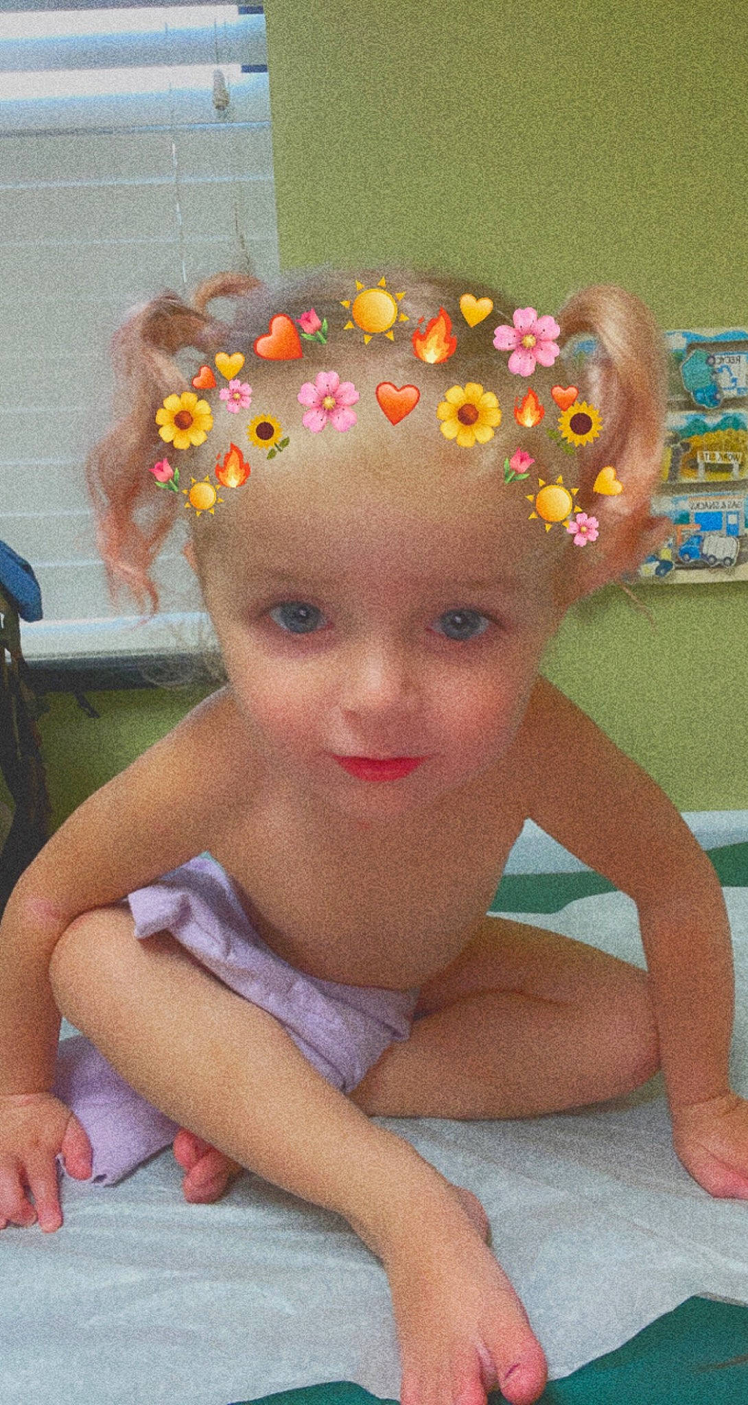 Caleigh joined the competition — help win amazing prizes! art, baby_toddler_clothing, chair, cheek, child, fashion_accessory, flower, fun, hair_accessory, hairstyle, happy, headband, headgear, headpiece, headwear, iris, jewellery, lip, person, petal