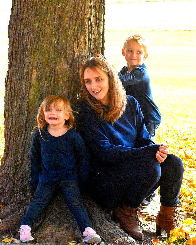 Jace joined the competition — help win amazing prizes! child, daughter, family, fun, girl, joy, outerwear, people, person, photograph, plant, recreation, sibling, sitting, smile, tree, winter