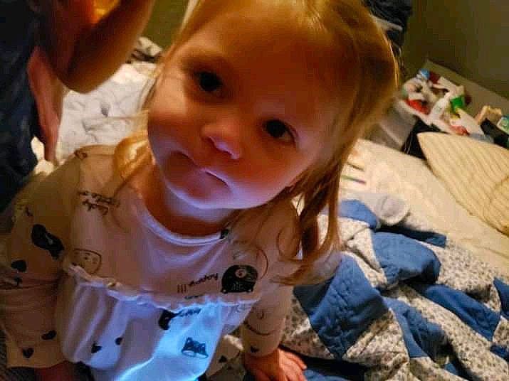 Lillyann is registered to the contest to win money with this photo: baby, baby_toddler_clothing, box, cheek, child, ear, eyelash, finger, fun, happy, iris, mouth, nose, person, sitting, skin, sleeve, smile, t_shirt, thumb