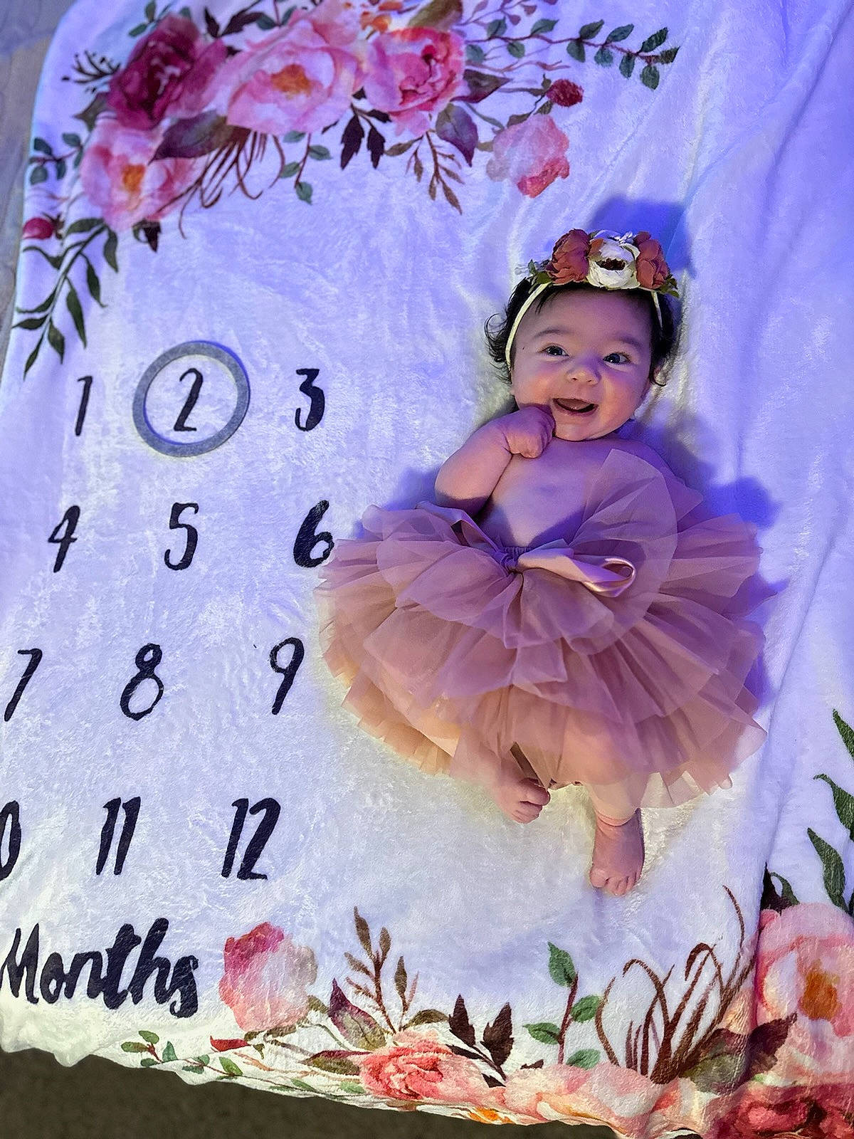 Madelyne is registered to the contest to win money with this photo: art, baby, baby_toddler_clothing, child, fictional_character, floral_design, font, happy, headwear, illustration, linens, magenta, pattern, peach, person, petal, pink, plant, textile, toddler