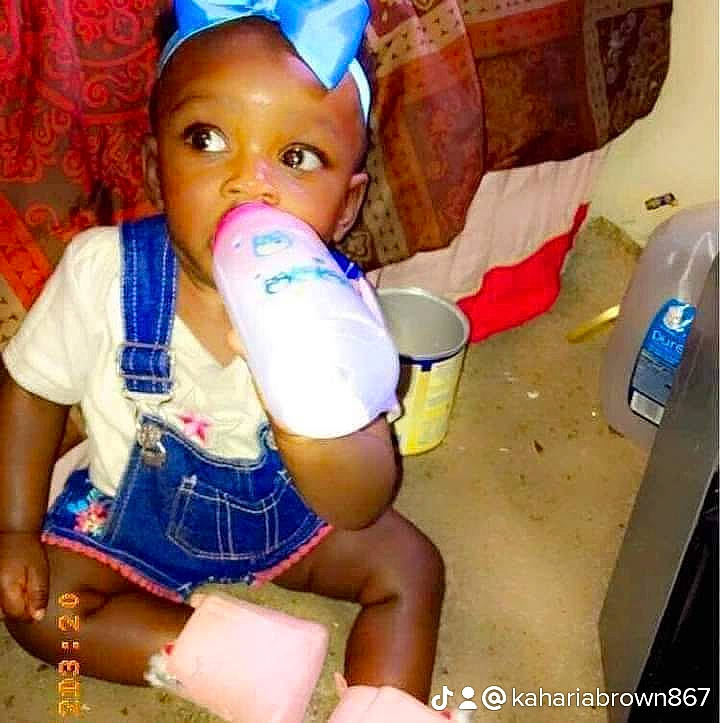 Kaliyah joined the competition — help win amazing prizes! abdomen, baby, baby_bottle, baby_toddler_clothing, bottle, chest, child, diaper, drink, drinkware, fun, human_leg, mouth, person, plastic, plastic_bottle, skin, thigh, toddler, water