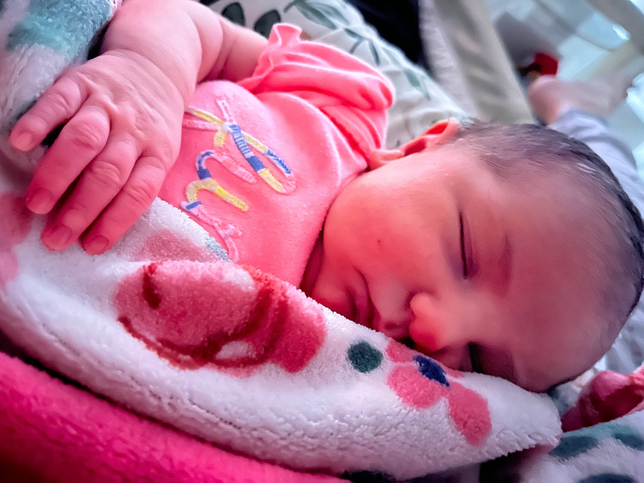 Shade joined the competition — help win amazing prizes! baby, cheek, child, close_up, comfort, eyelash, facial_expression, finger, foot, gesture, hand, human_leg, linens, lip, mouth, nail, person, pink, skin, thumb