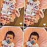 Raniah joined the competition — help win amazing prizes! baby, pacifier, blanket, pink, chair, onesie, minnie_mouse, pattern, cute, infant, child, portrait, indoor, soft_texture, cozy, wood_floor, wrapped, sitting, curious, multiple_images