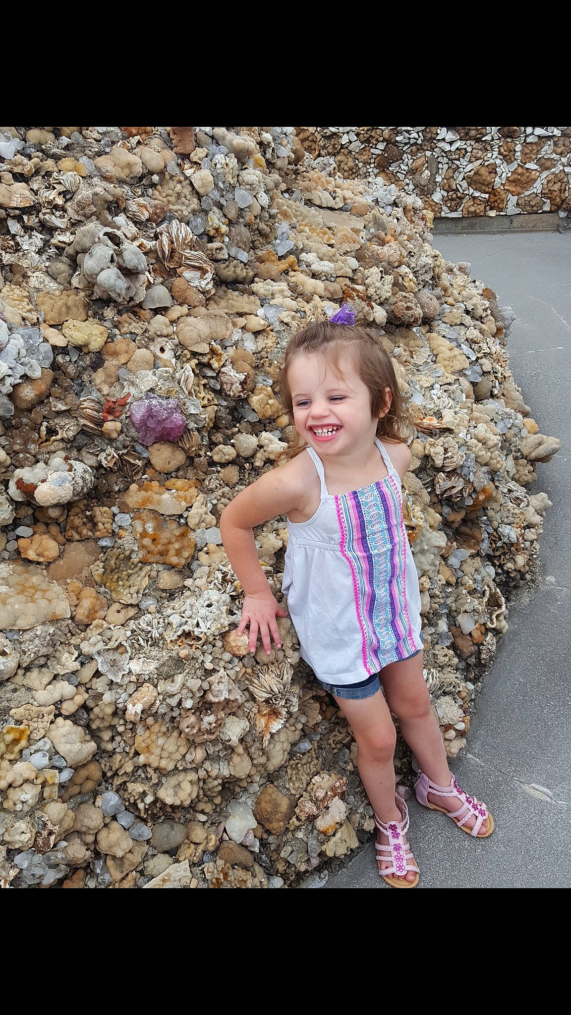 Brooklyn joined the competition — help win amazing prizes! child, fun, girl, happiness, joy, people, person, photograph, photography, pink, play, portrait_photography, rock, smile, standing, toddler, vacation, water