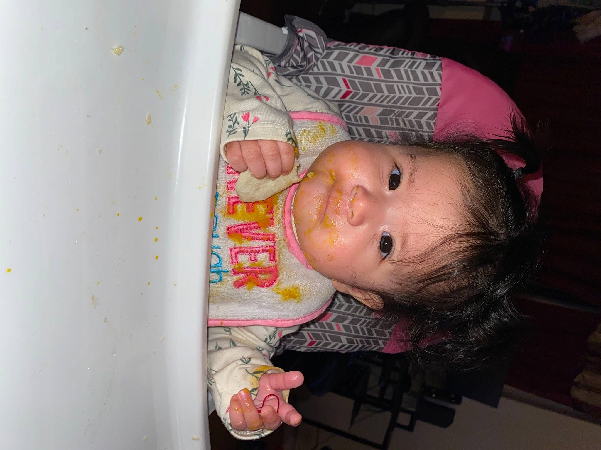 Camelia joined the competition — help win amazing prizes! baby, baby_products, baby_toddler_clothing, baby_toys, cheek, child, fun, happy, human_body, iris, lip, nose, pattern, person, pink, room, skin, smile, toddler